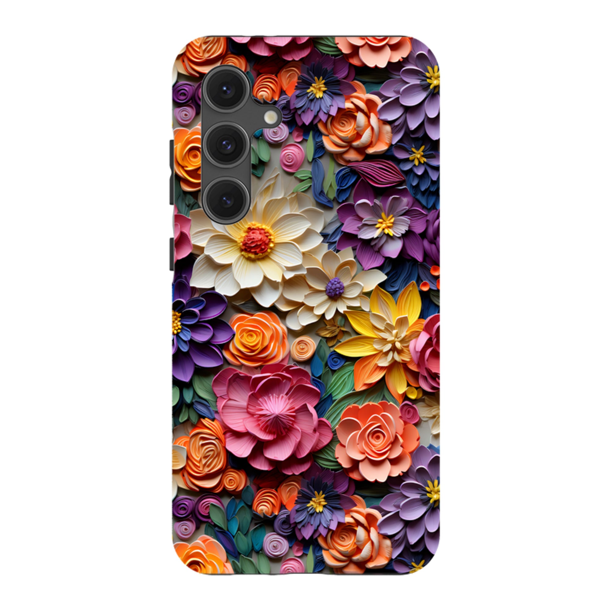 Samsung Tough Case - Violet Floral