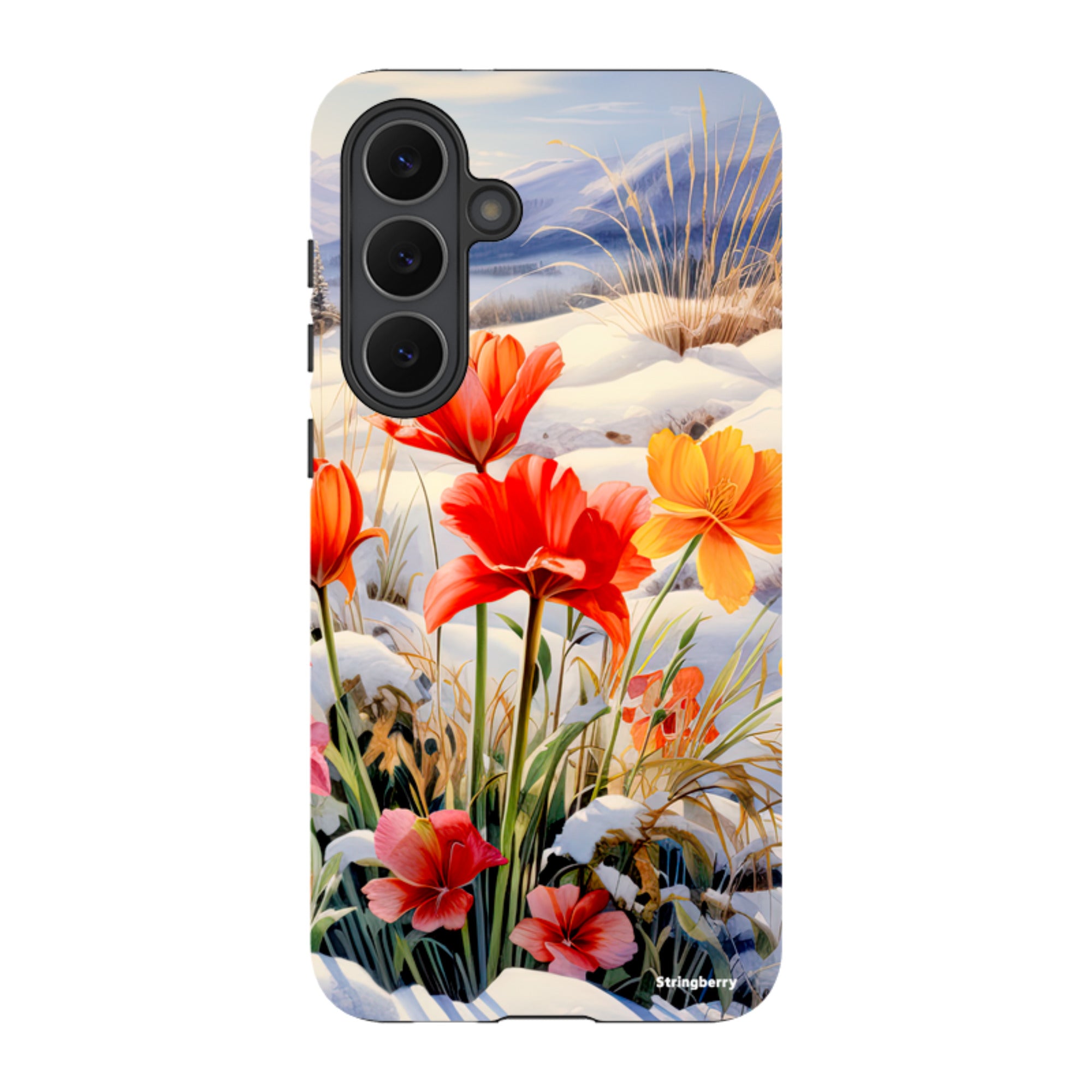 Samsung Tough Case - Winter Wild Flowers III
