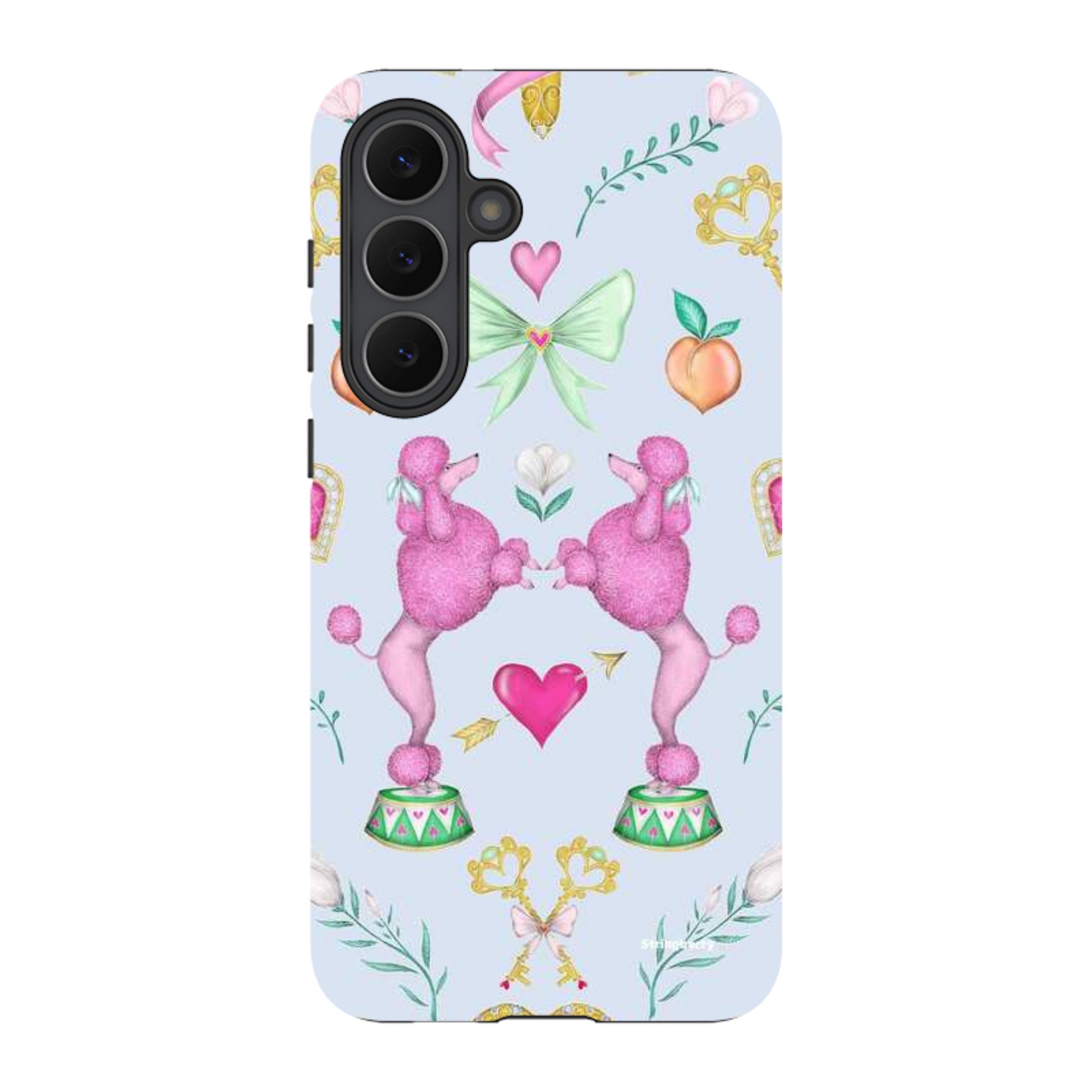 Samsung Tough Case - Pink Poodle Parlour Powder By Catherine Rowe