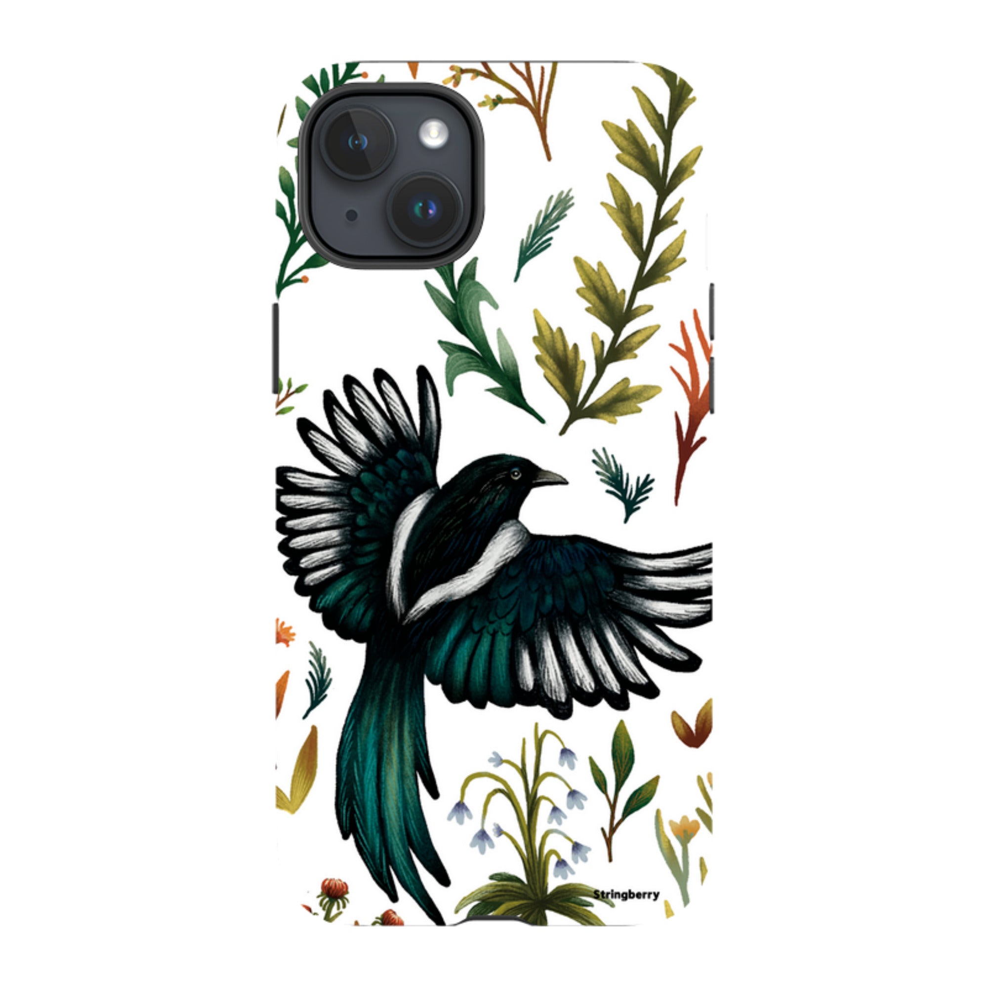 iPhone Tough Case - Magpie By Anna Stead