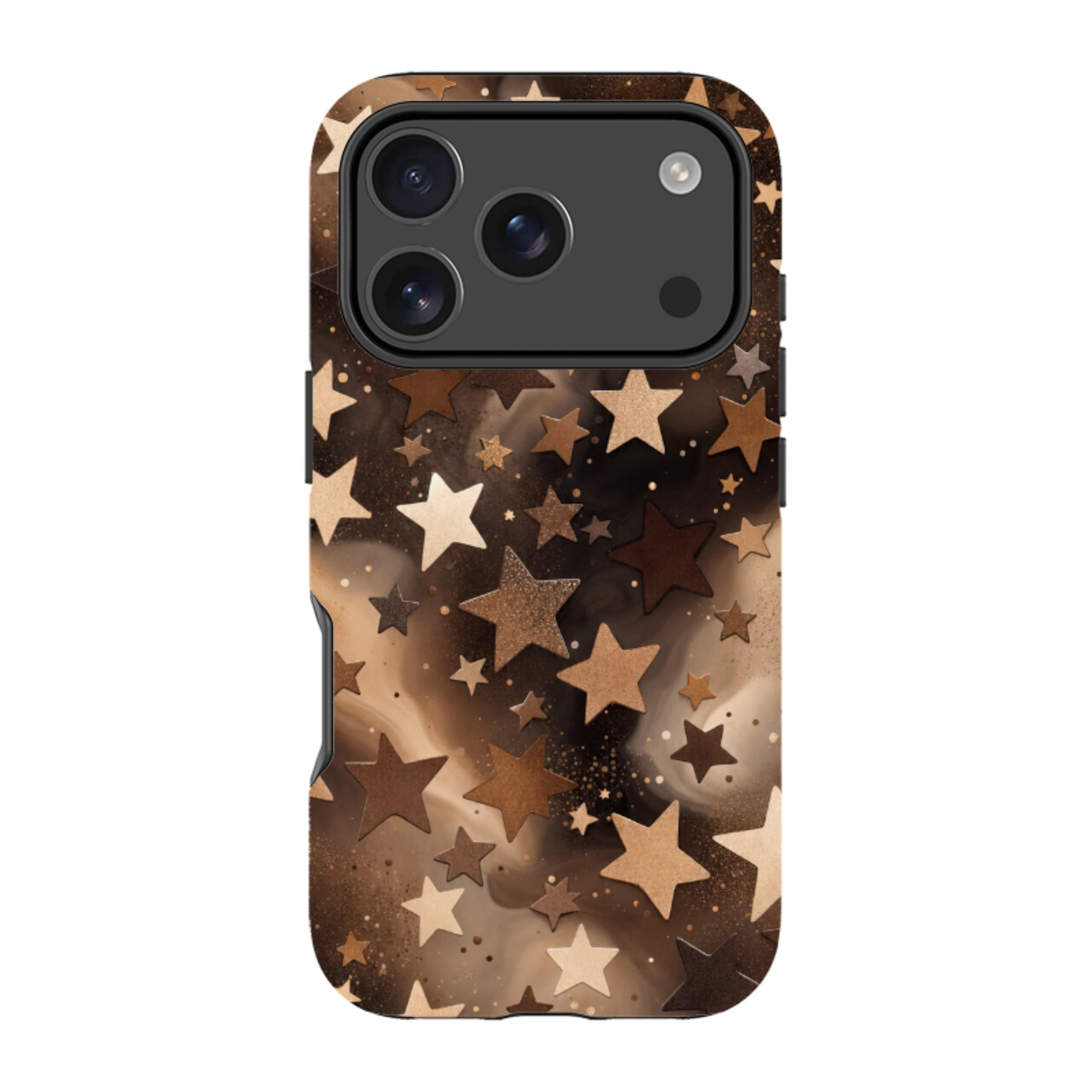 iPhone Tough Case - Bronze Galaxy Star
