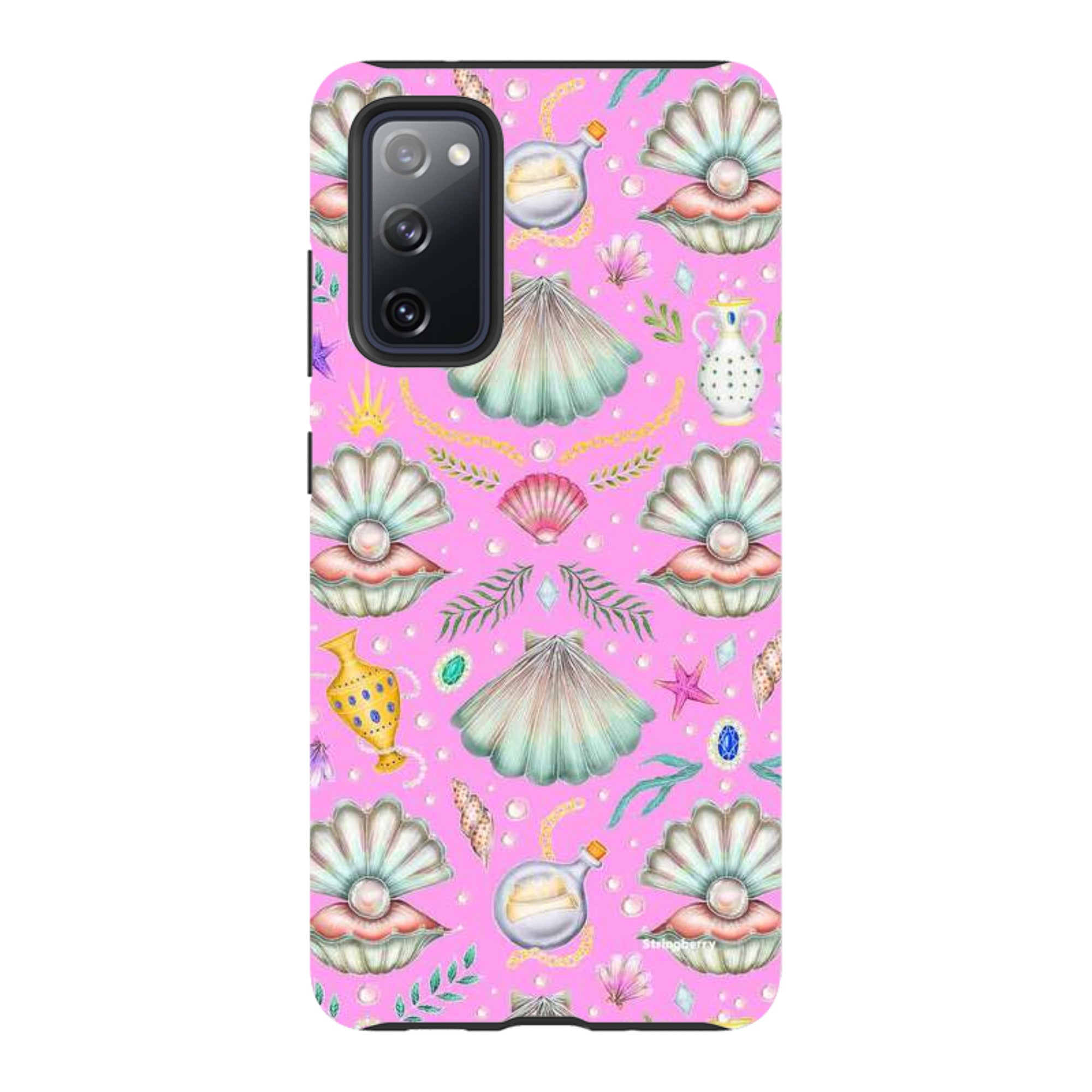 Samsung Tough Case - Pearl's Fantasy Candy Pink By Catherine Rowe