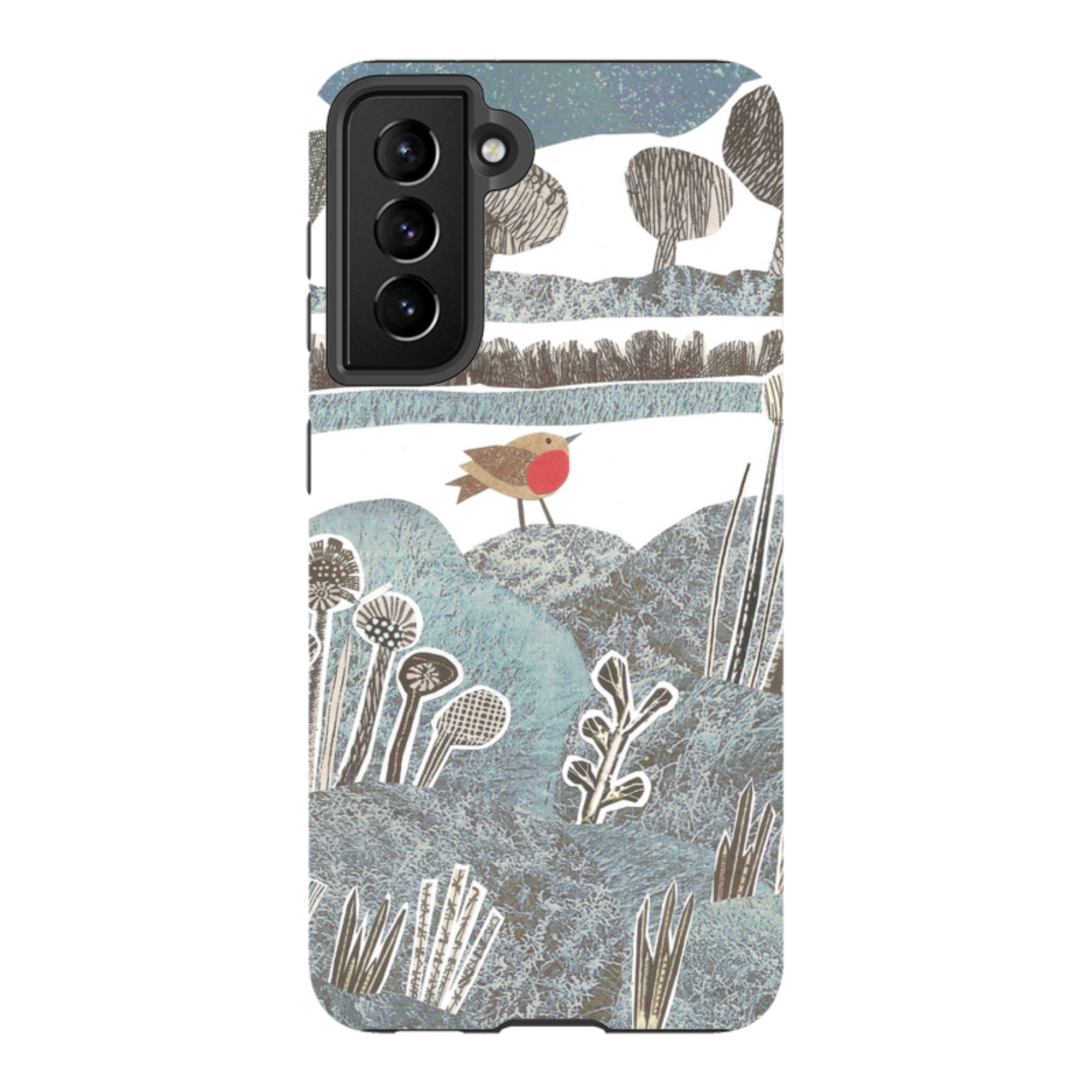 Samsung Tough Case - Frost Robin By Jane Robbins