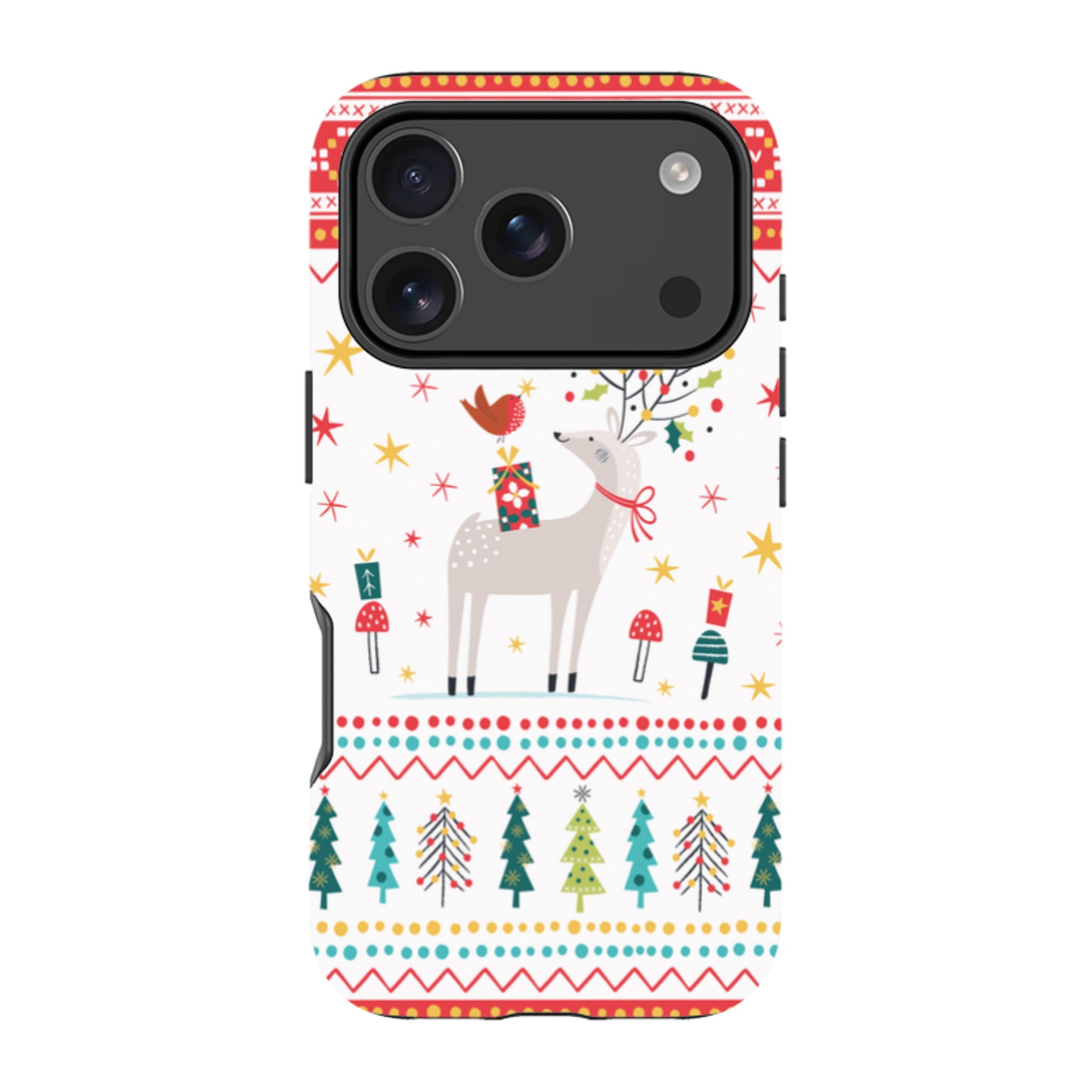 iPhone Tough Case - Deer and Robin By Ali Brookes