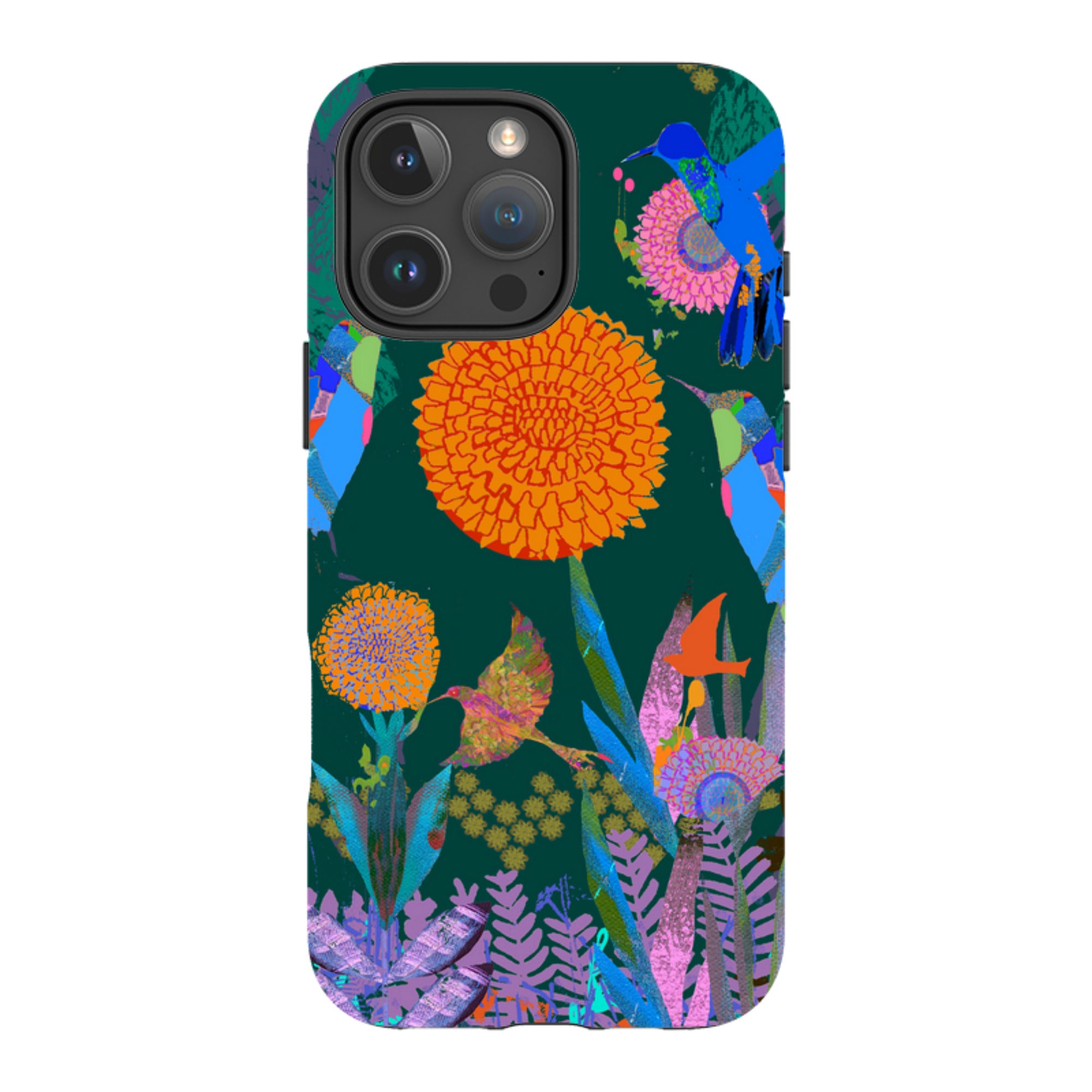 iPhone Tough Case - Hummingbird Forest By Tiffany Lynch
