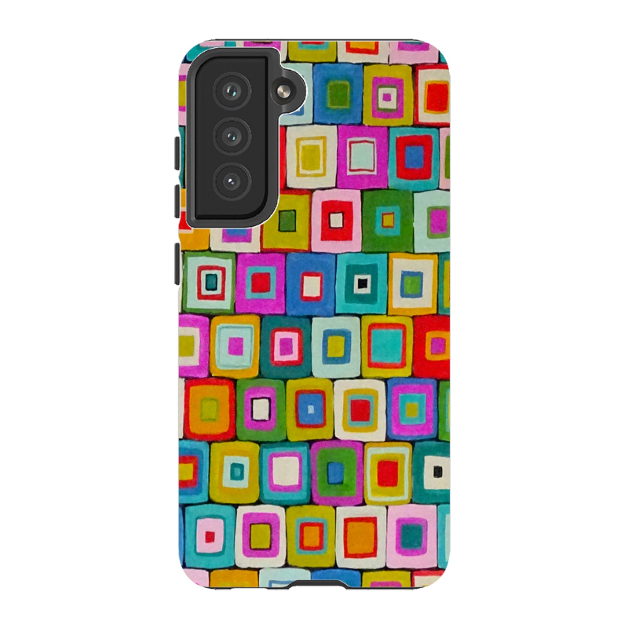 Samsung Tough Case - Atelier Blanket Squares Bright By Sarah Campbell