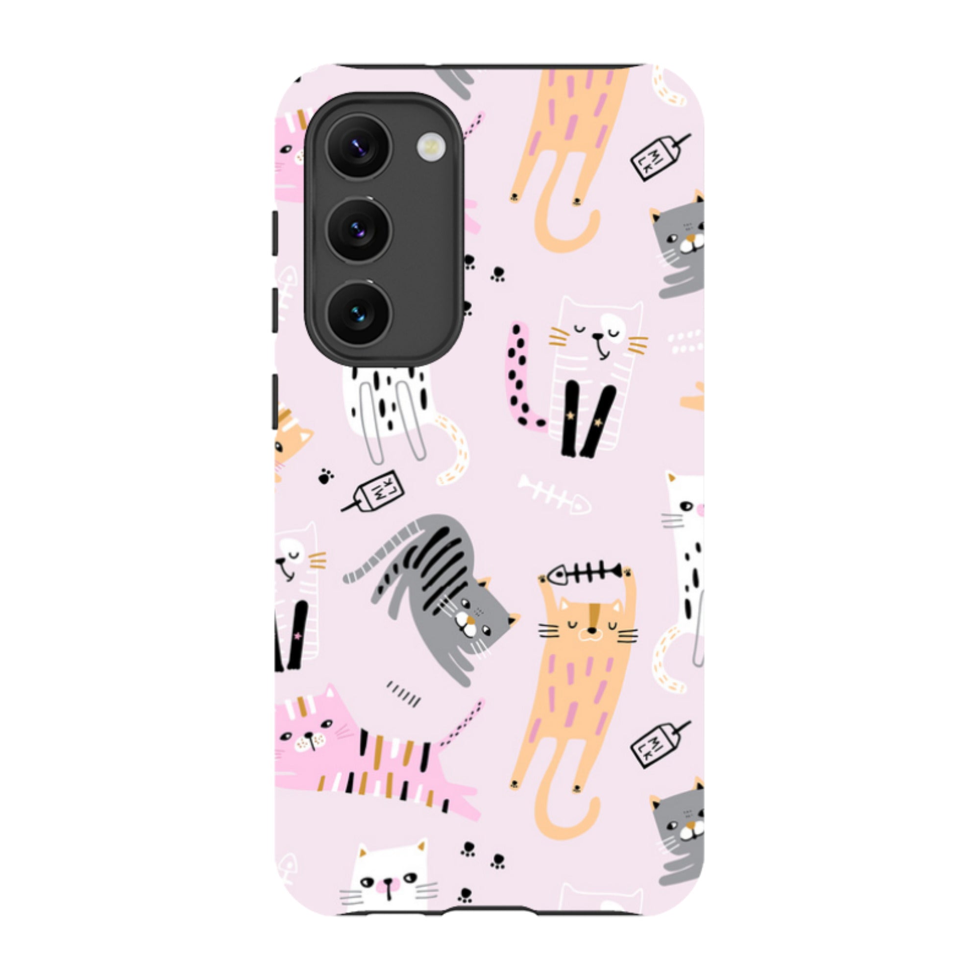 Samsung Tough Case - Cat And Bone Pink