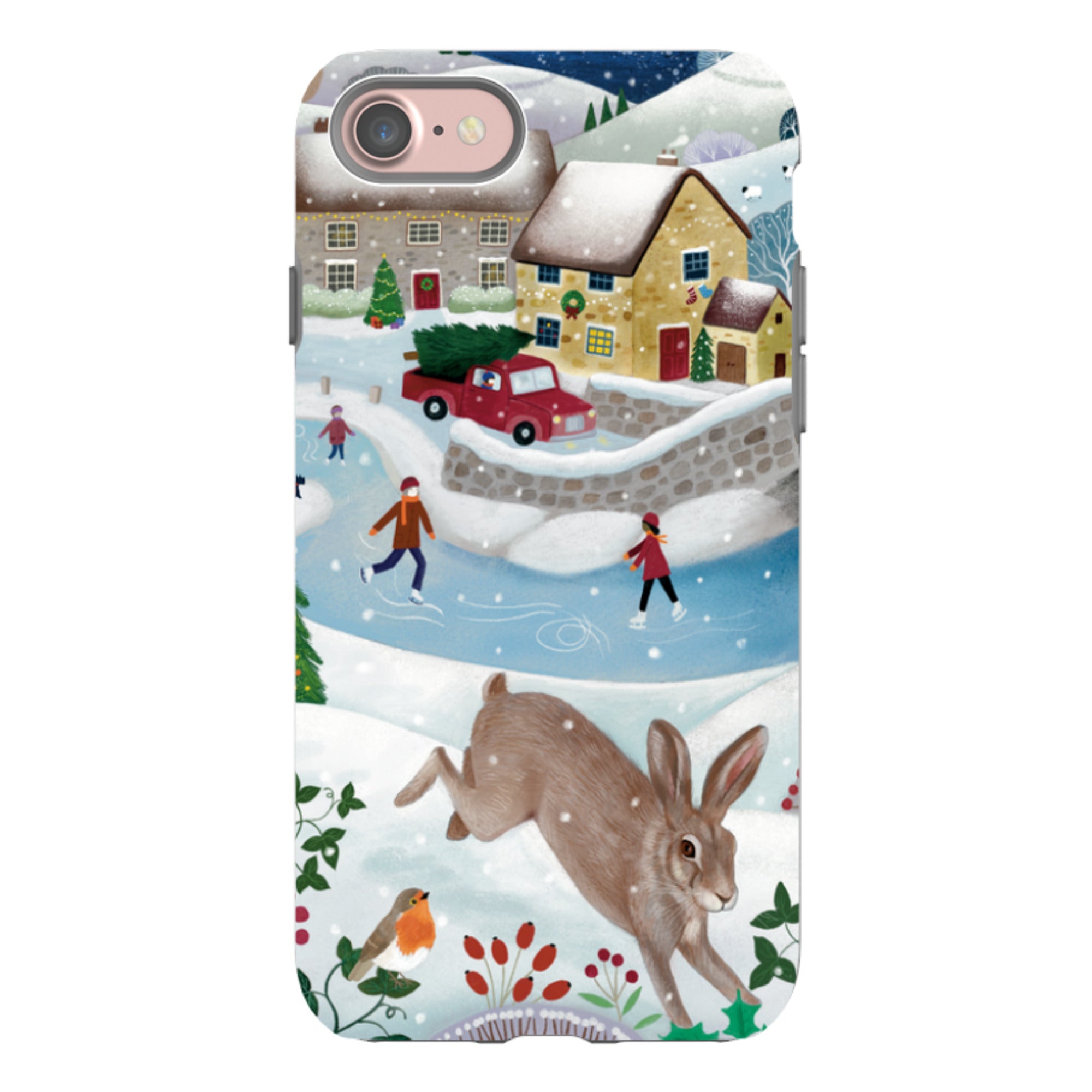 iPhone Tough Case - Advent Rabbit By Bex Parkin