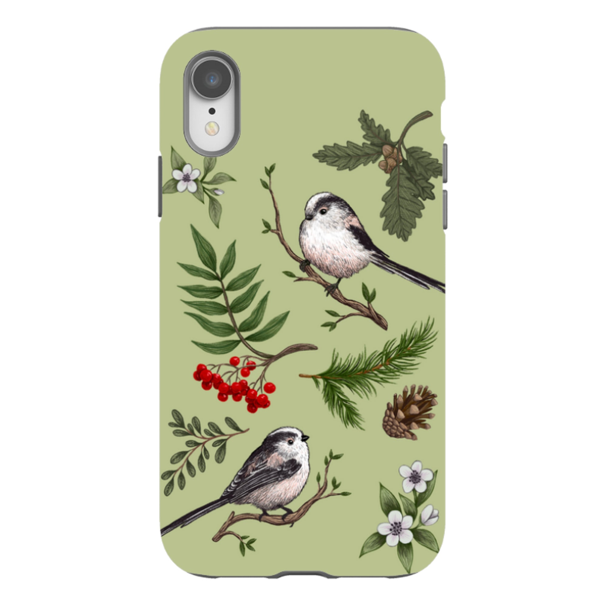 iPhone Tough Case - Longtail Tits By Anna Stead