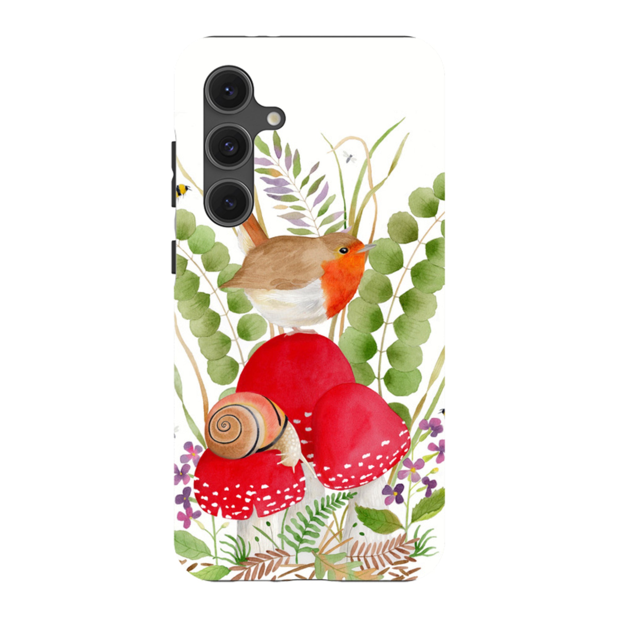 Samsung Tough Case - Robin And Snail By Bex Parkin