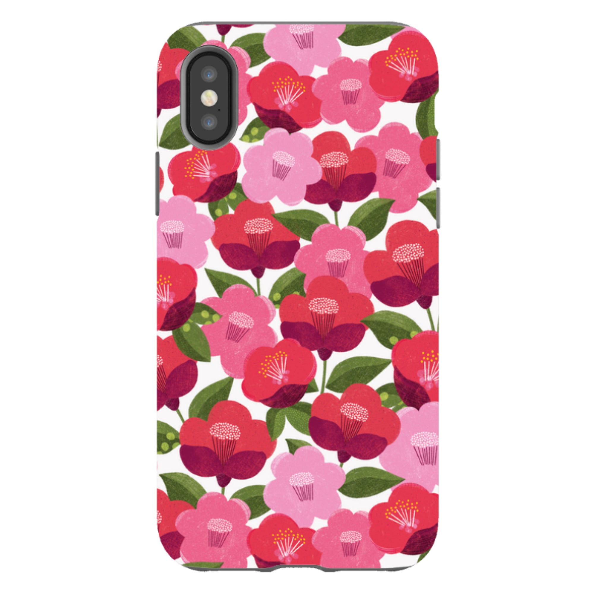iPhone Tough Case - Camellia I By Ali Brookes