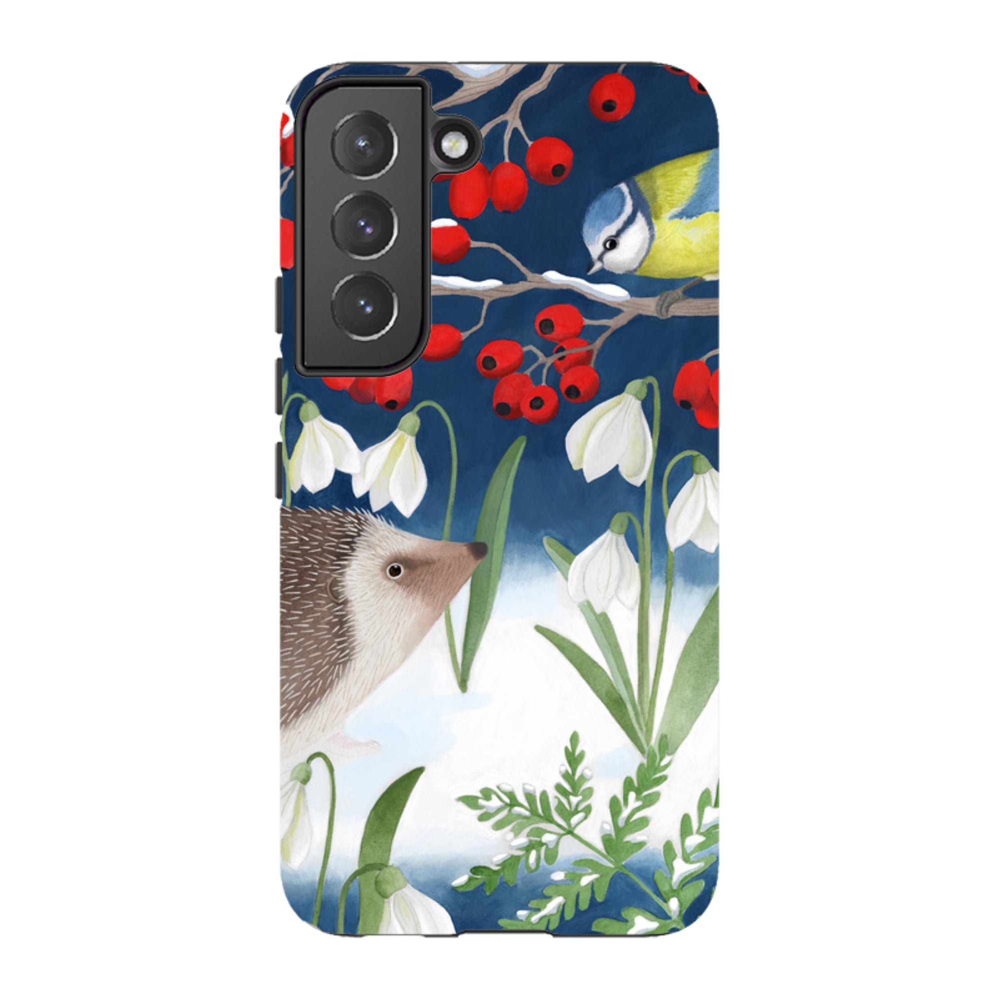 Samsung Tough Case - Blue Tit And Hedgehog By Bex Parkin