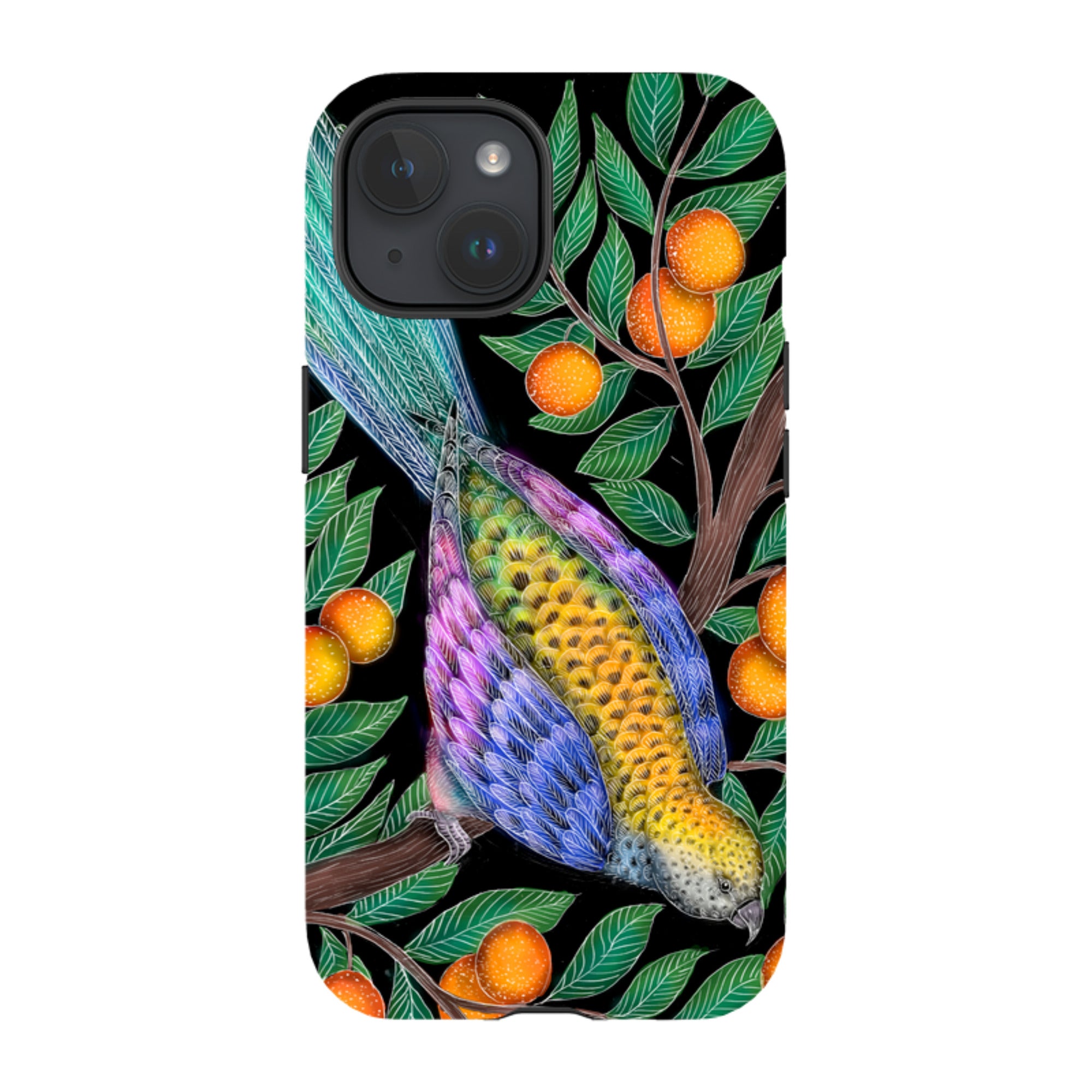 iPhone Tough Case - Parrot By Catherine Rowe