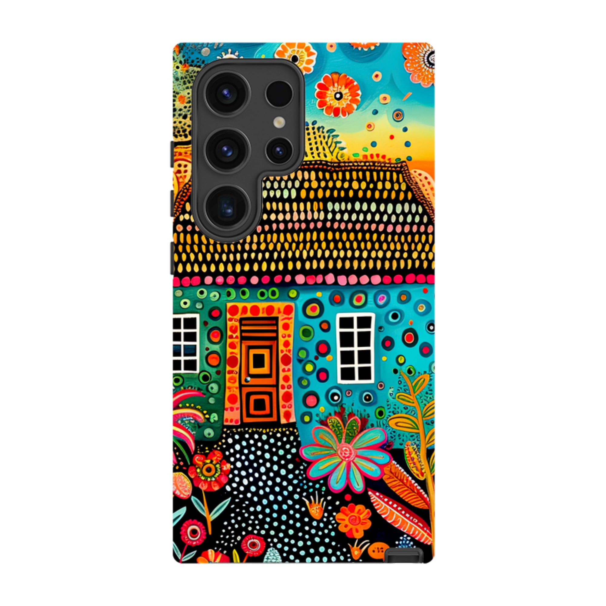 Samsung Tough Case - Folk Art House VII