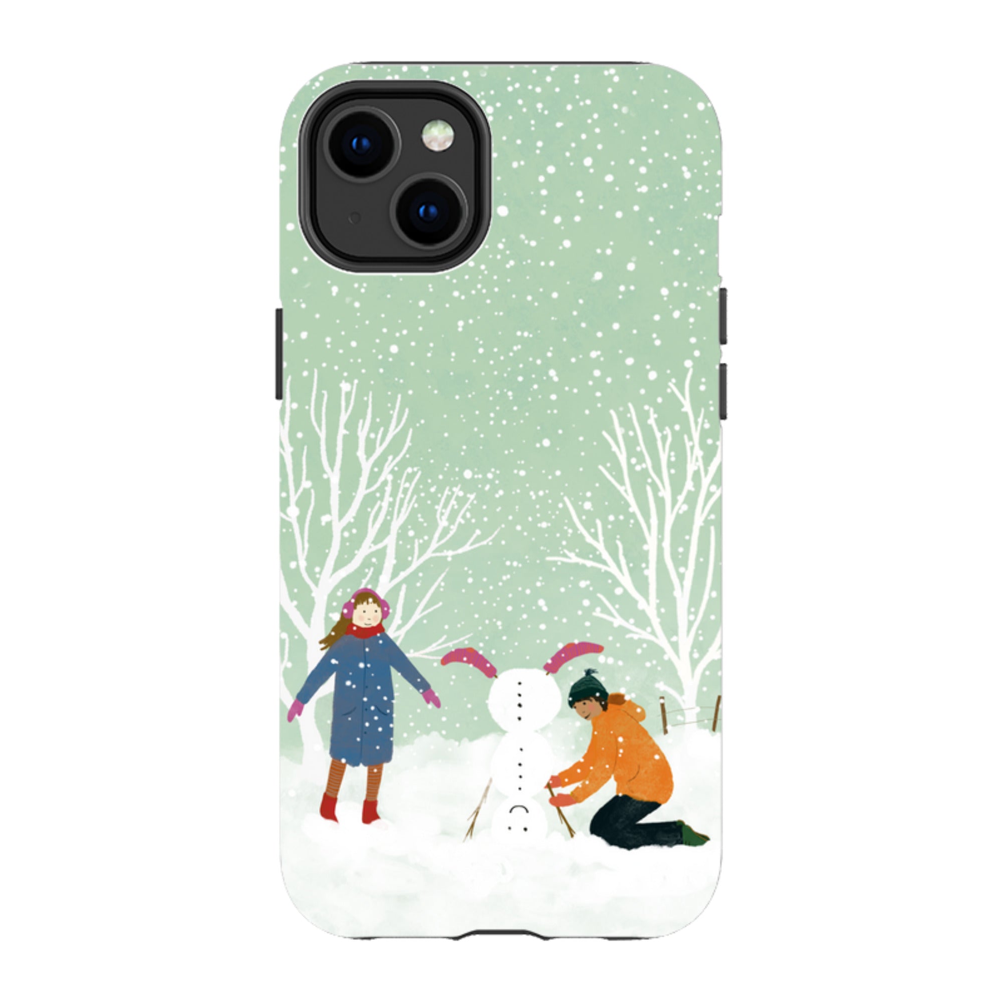 iPhone Tough Case - Snowball Building By Katherine Quinn