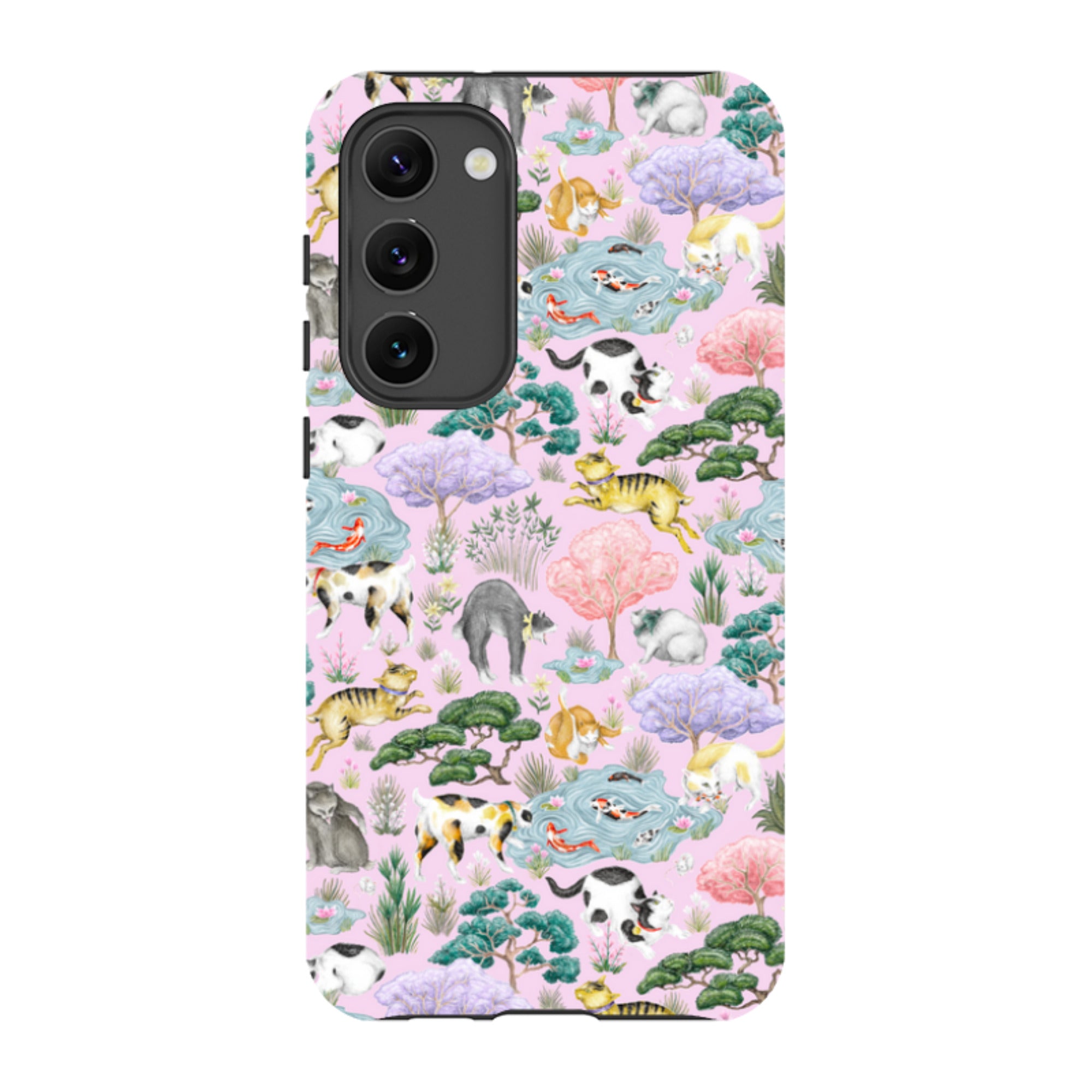 Samsung Tough  Case - Cat Garden By Catherine Rowe