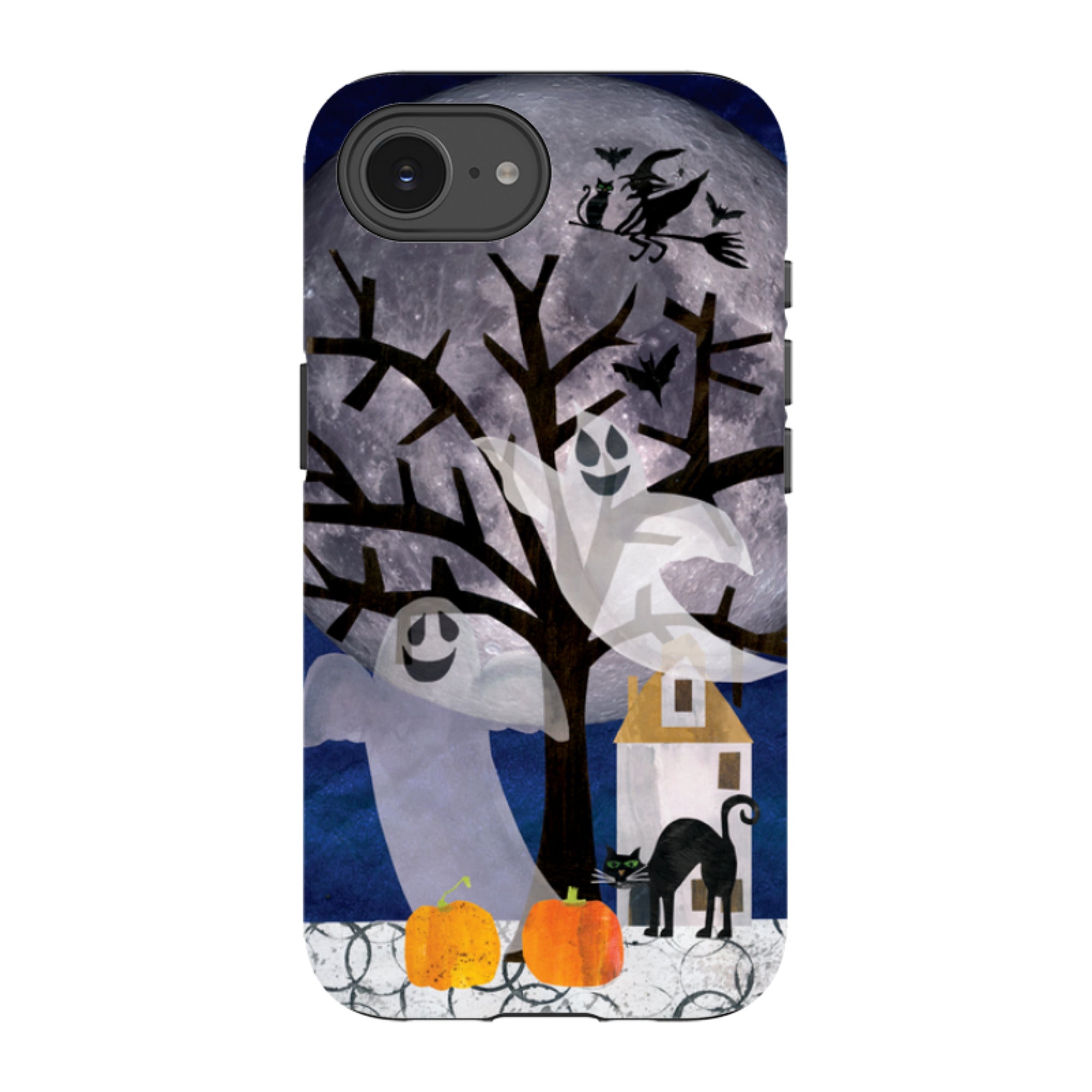 iPhone Tough Case - Halloween Moon By Tracey English