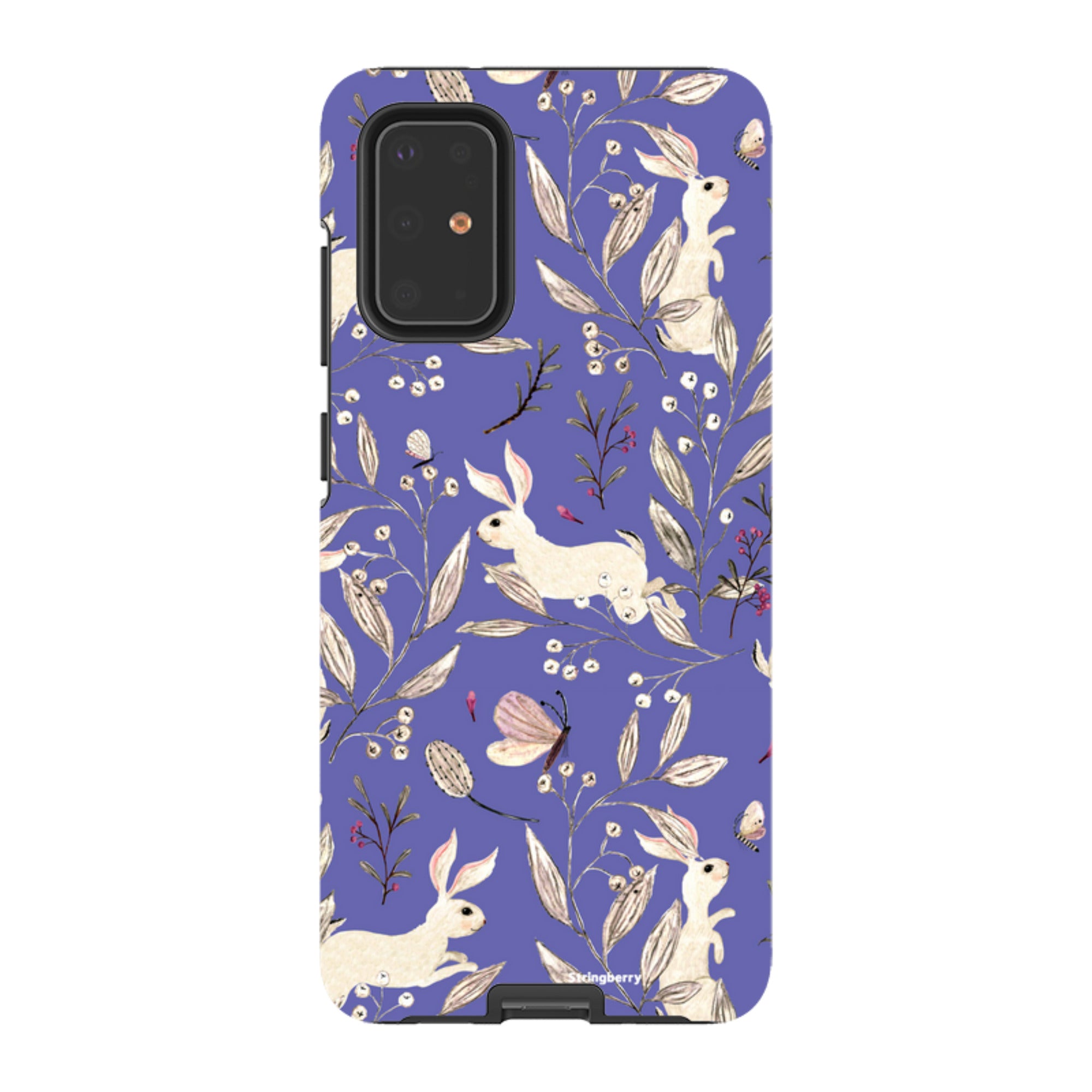 Samsung Tough Case - Bunnies Periwinkle By Katherine Quinn