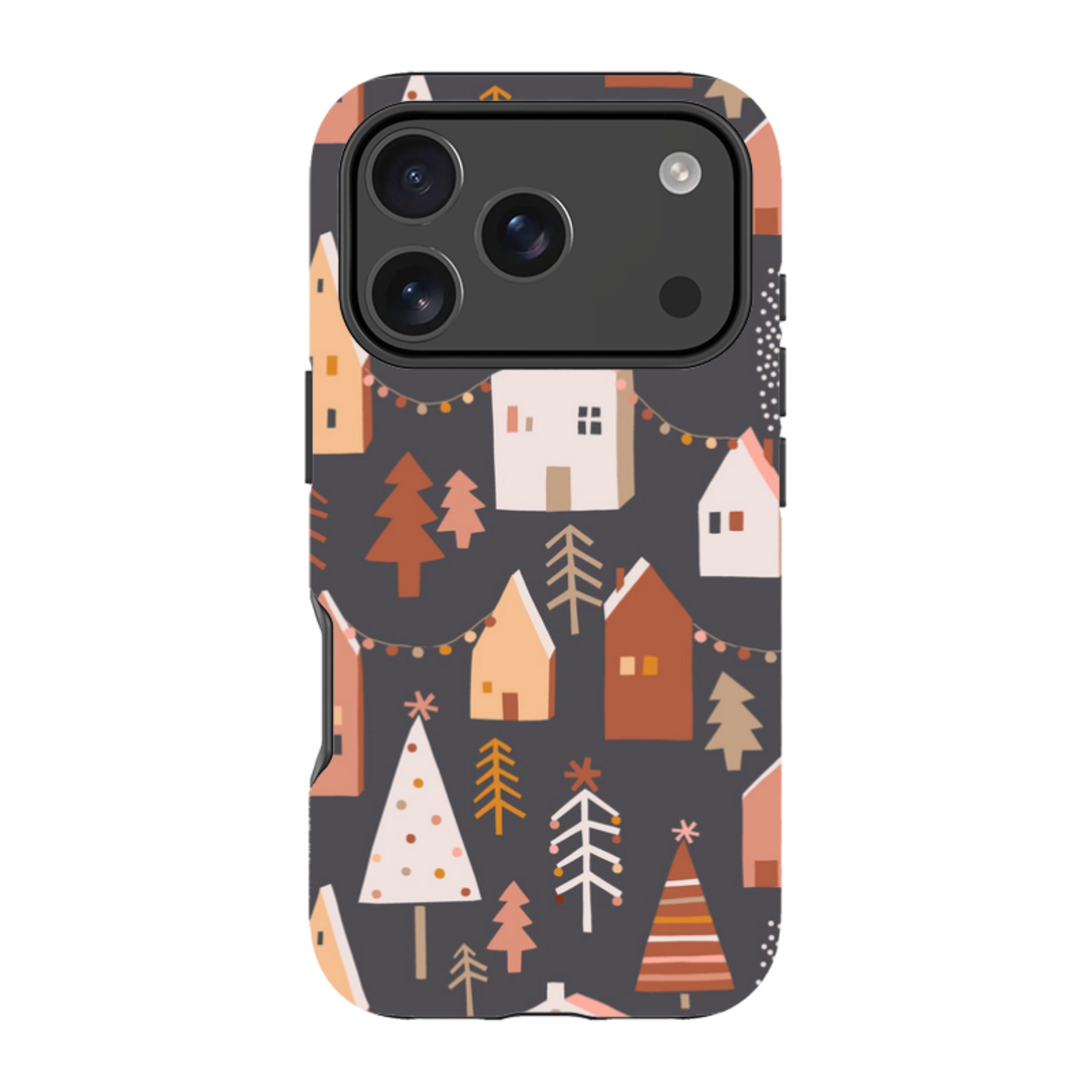 iPhone Tough Case - Street Xmas Dark