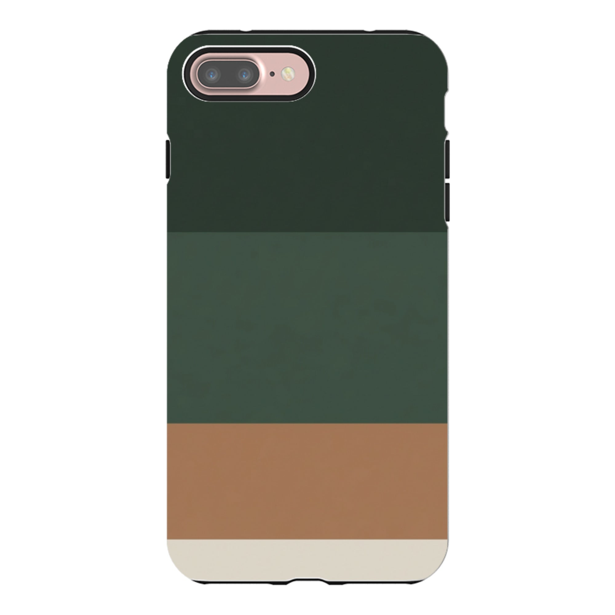 iPhone Tough Case - Terracotta and Green Gradient