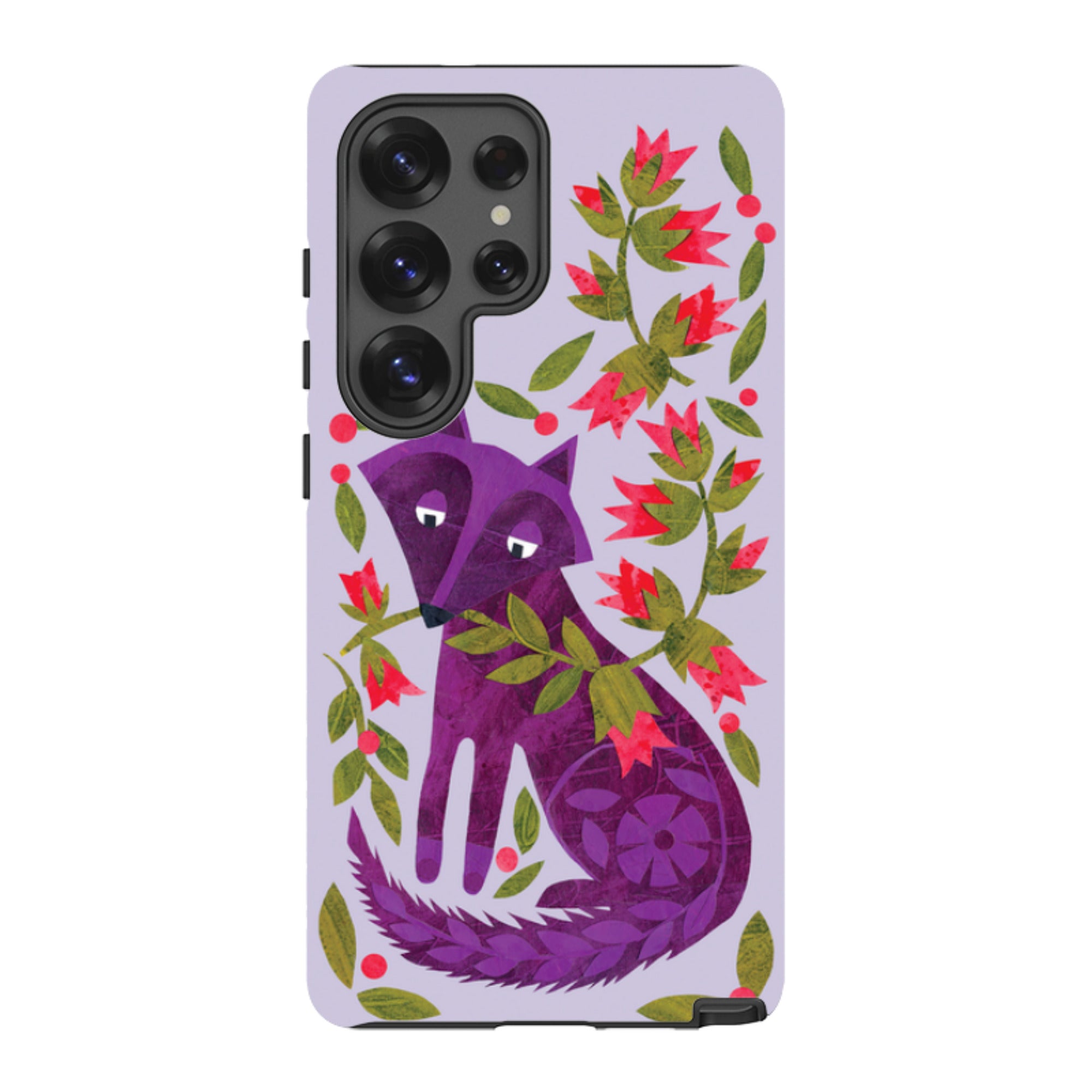 Samsung Tough Case - Purple Foxie By Tracey English
