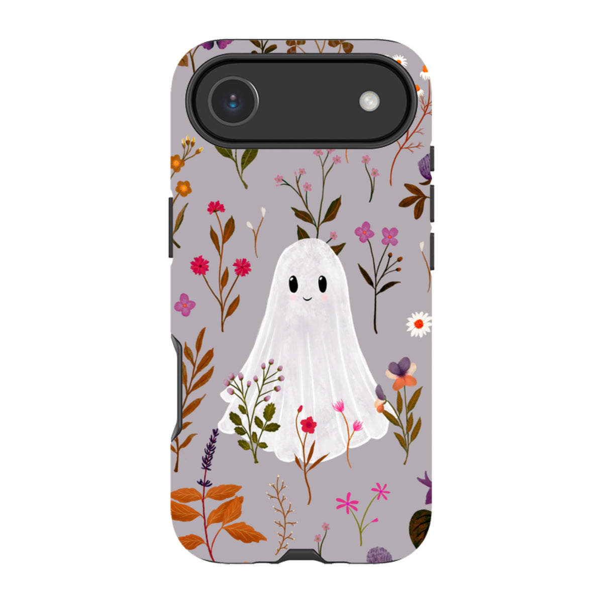 iPhone Tough Case - Ghost in the Garden - Mauve Multi By Katherine Quinn