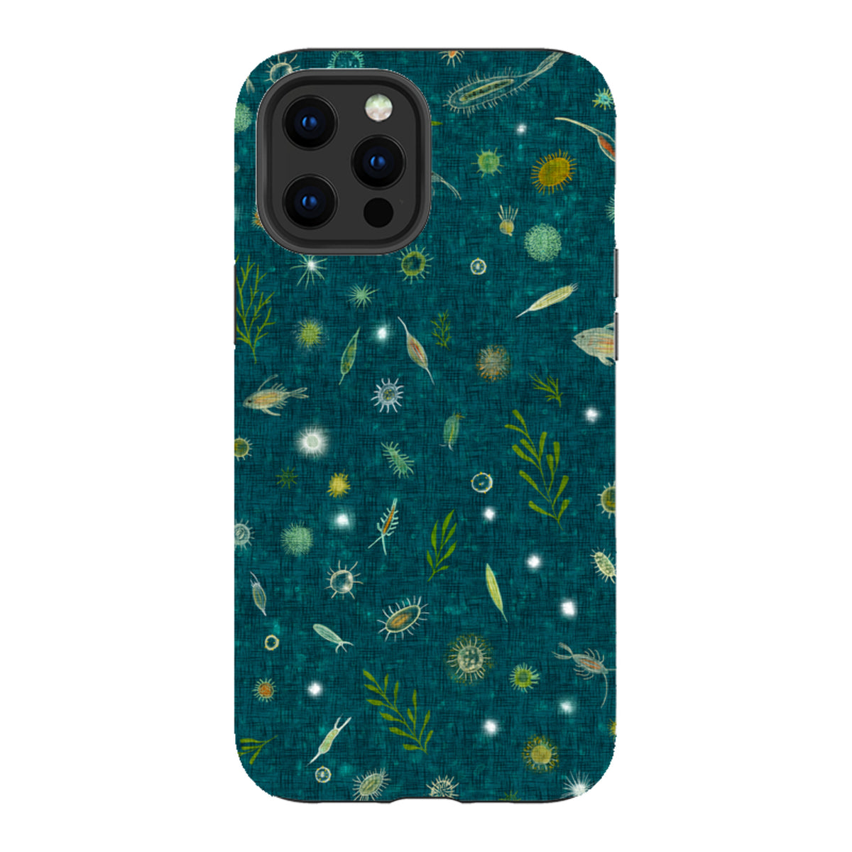 iPhone Tough Case - Plankton - Steel Blue By Katherine Quinn