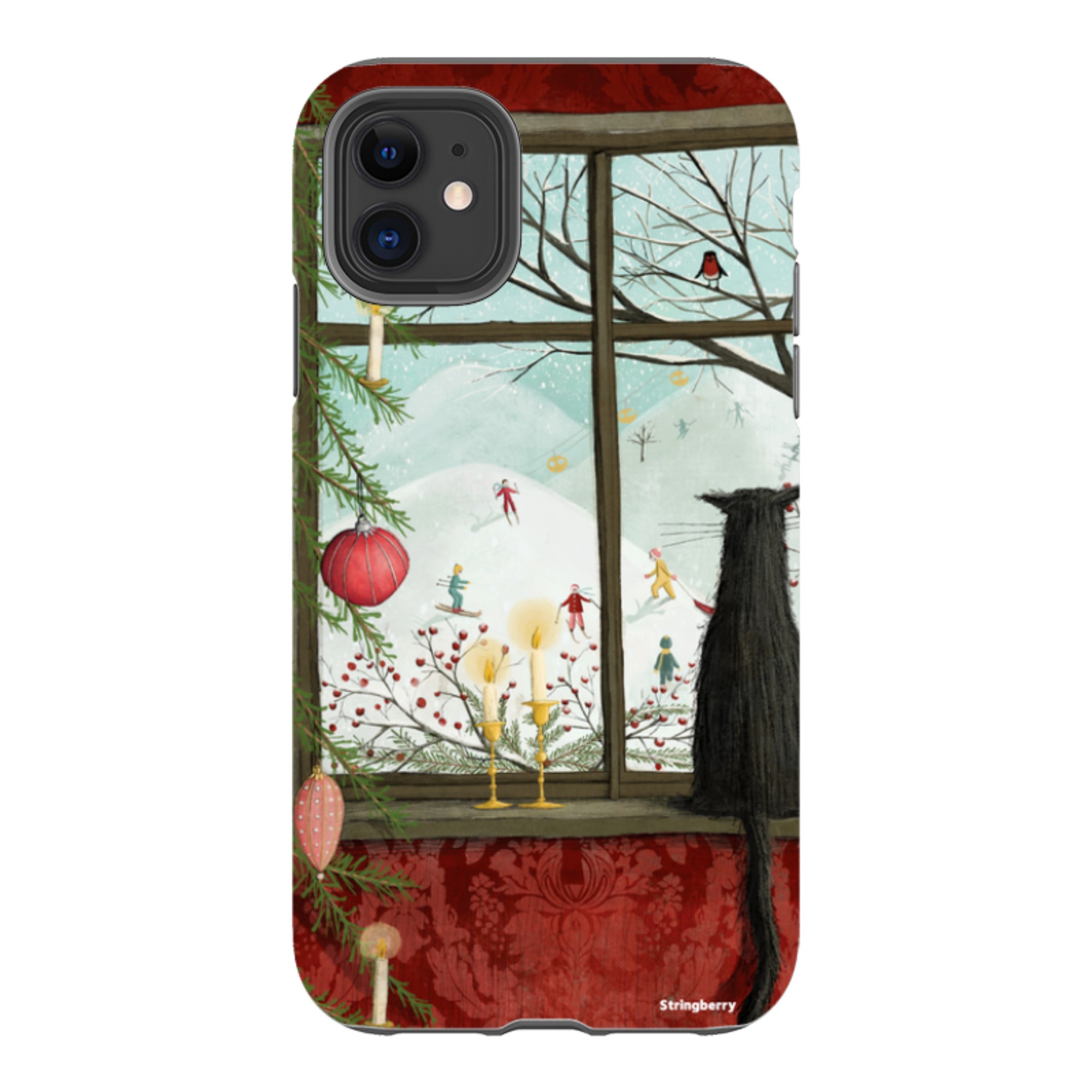 iPhone Tough Case - Christmas Window By Maja Lindberg