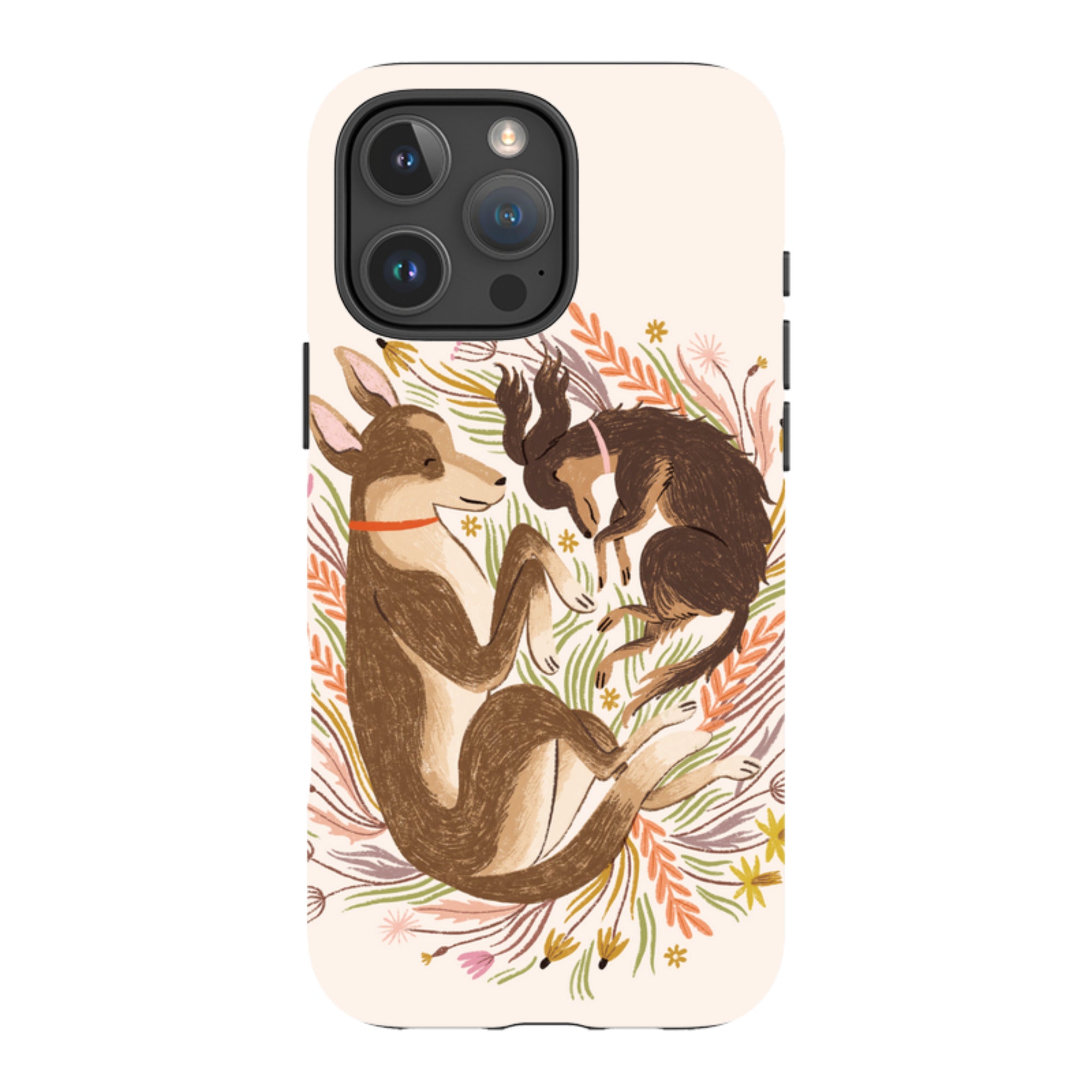 iPhone Tough Case - No Better Dream (Dogs) By Meghann Rader