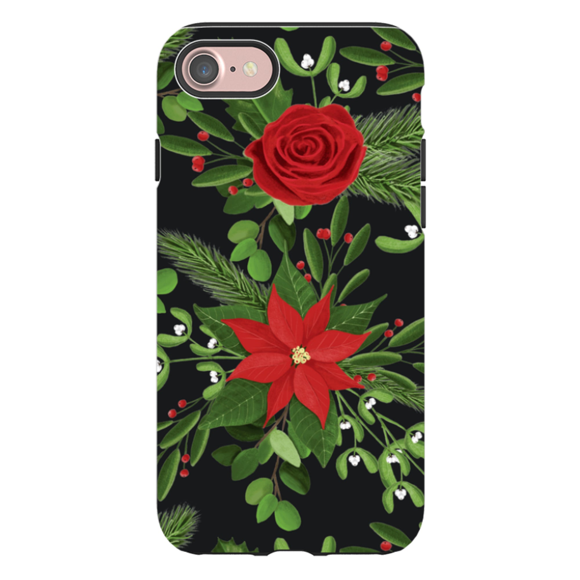 iPhone Tough Case - Black White Plaid By Abby Jacobs