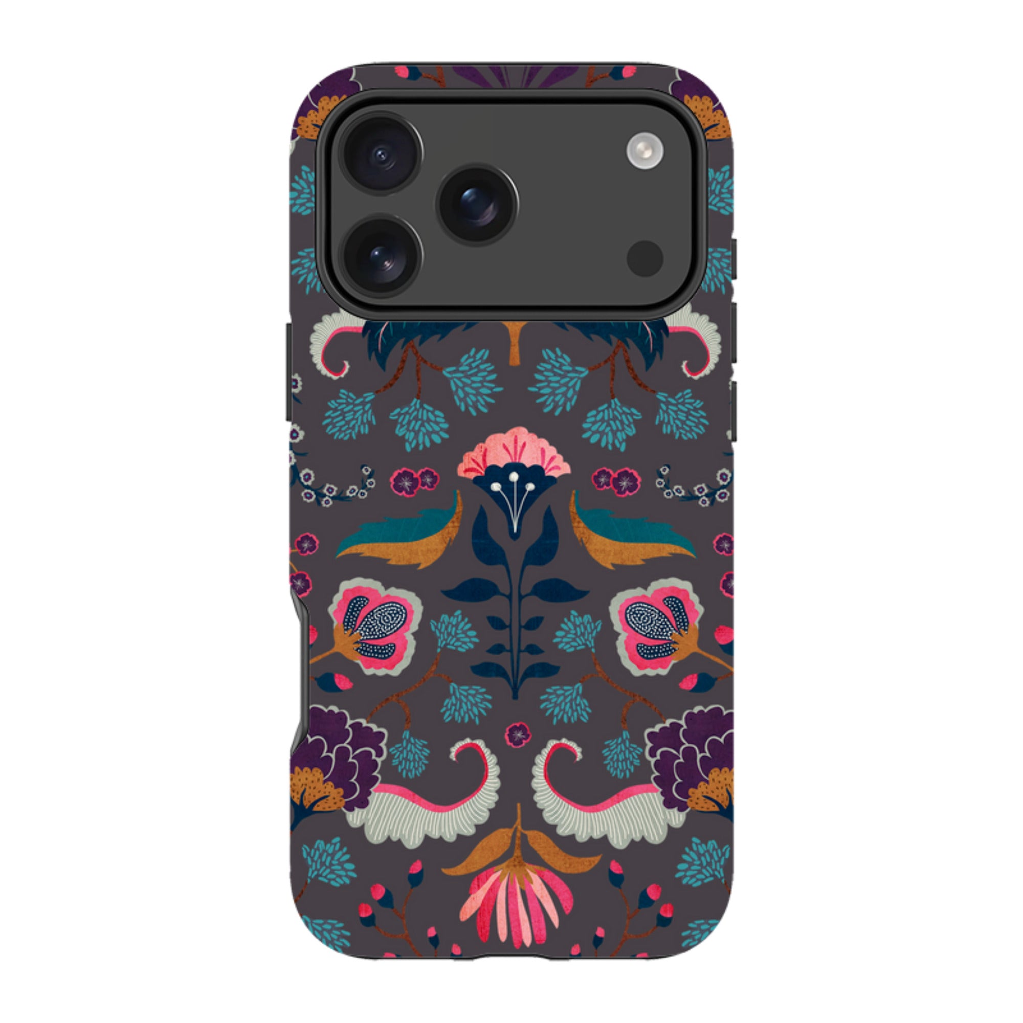 iPhone Tough Case - Folk Floral II By Katherine Quinn