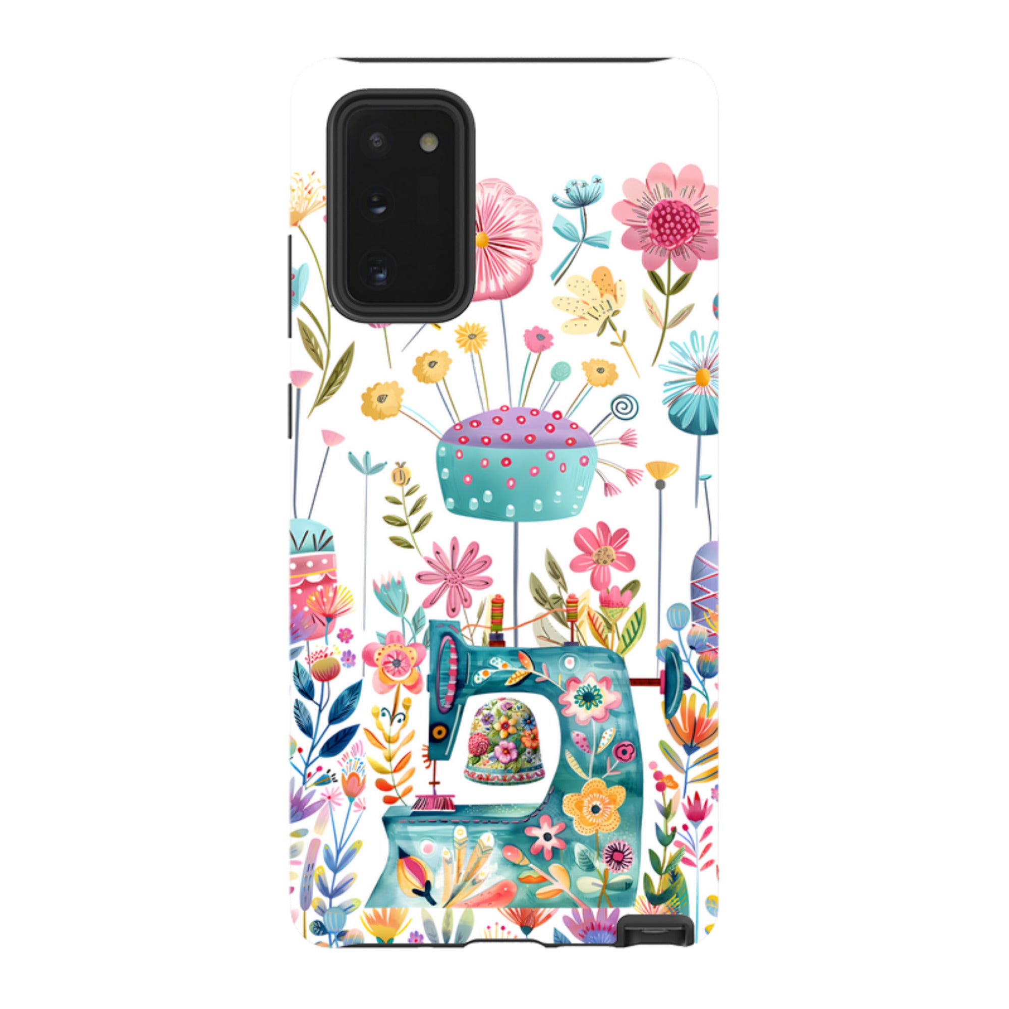 Samsung Tough  Case - Floral Sewing Machine