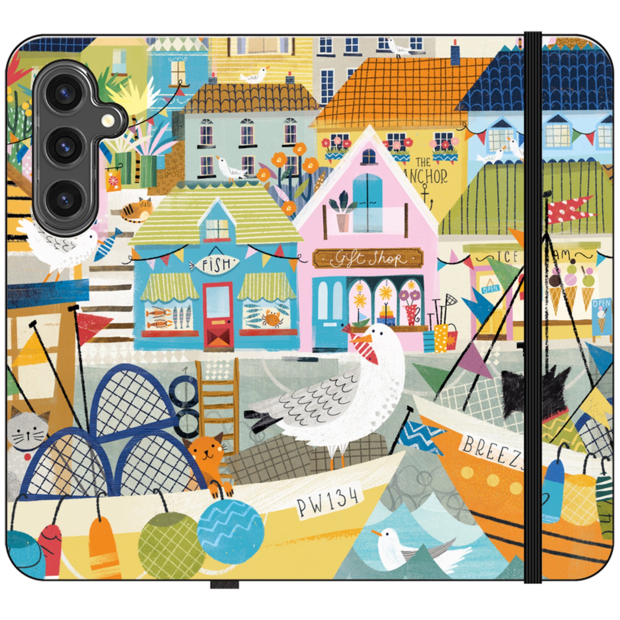 Harbour Wallet Case By Ali Brookes