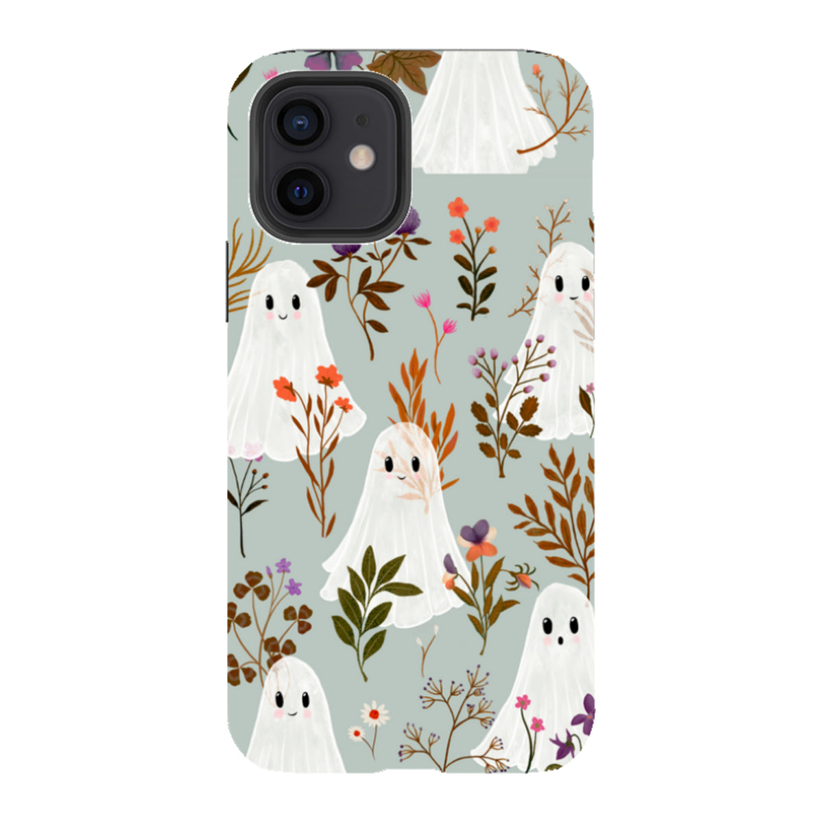 iPhone Tough Case - Ghost in the Garden - Dusty Gourd By Katherine Quinn