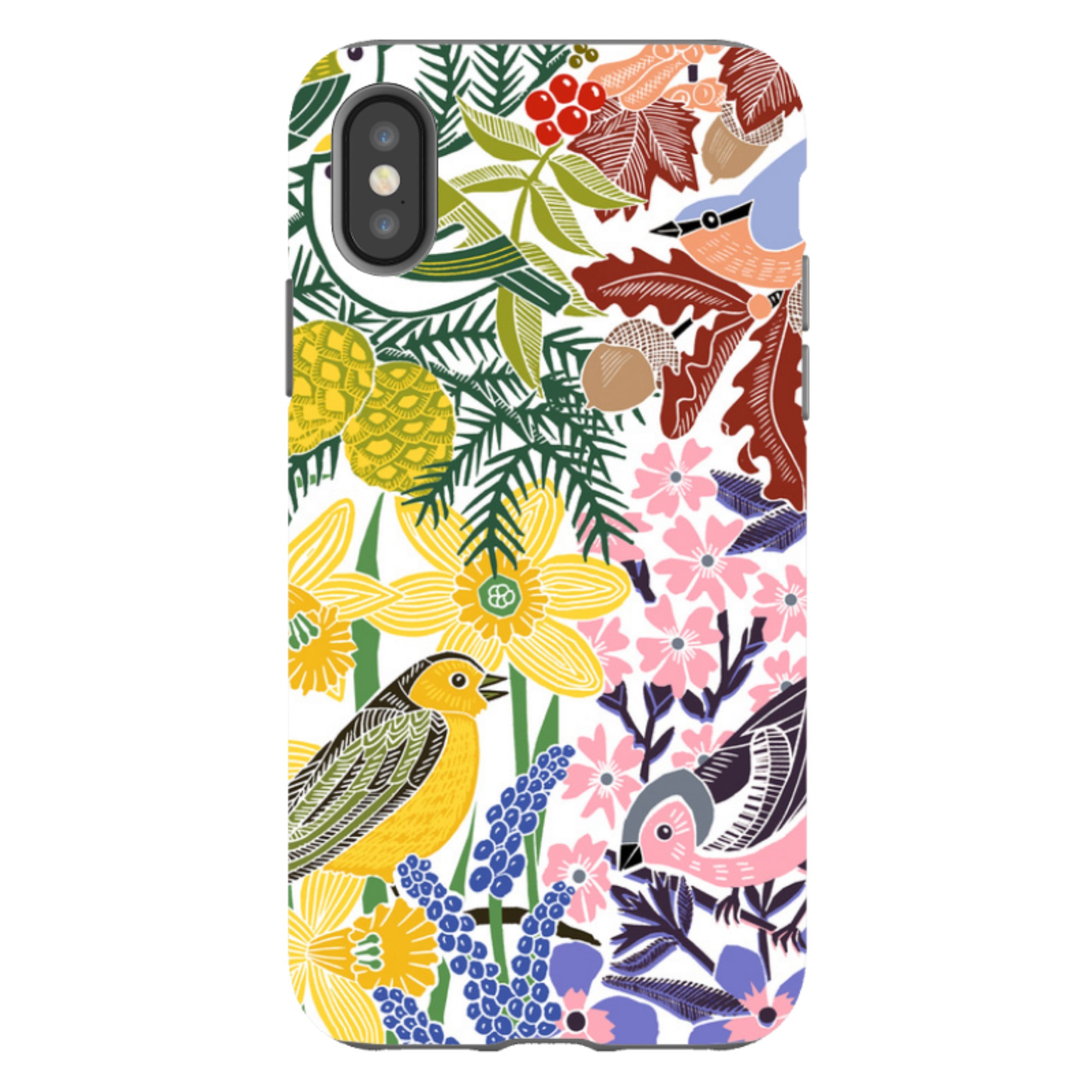 iPhone Tough Case - Embrace The Seasons By kate Heiss