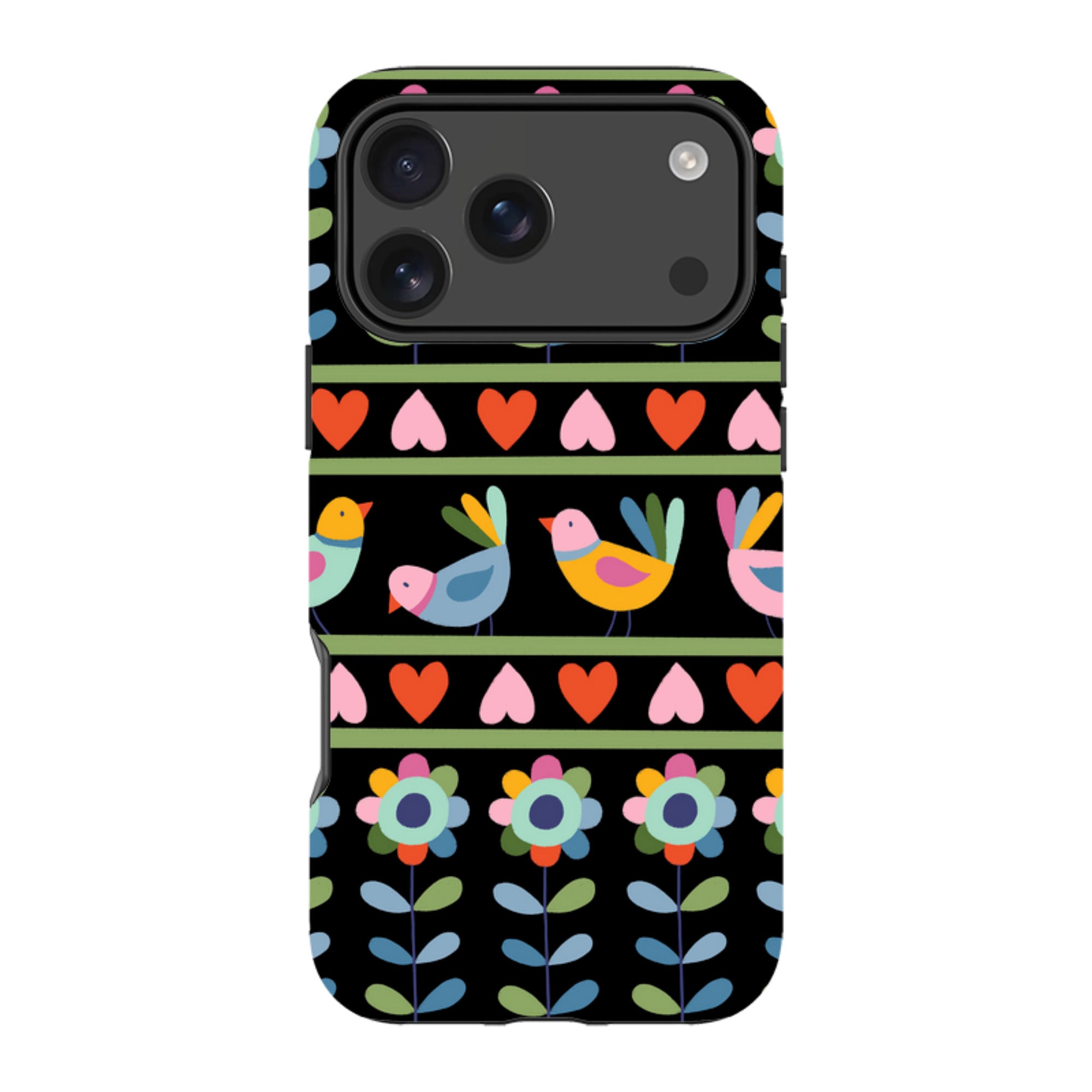iPhone MagSafe Tough Case -  Folky Birds II By Suzy Taylor