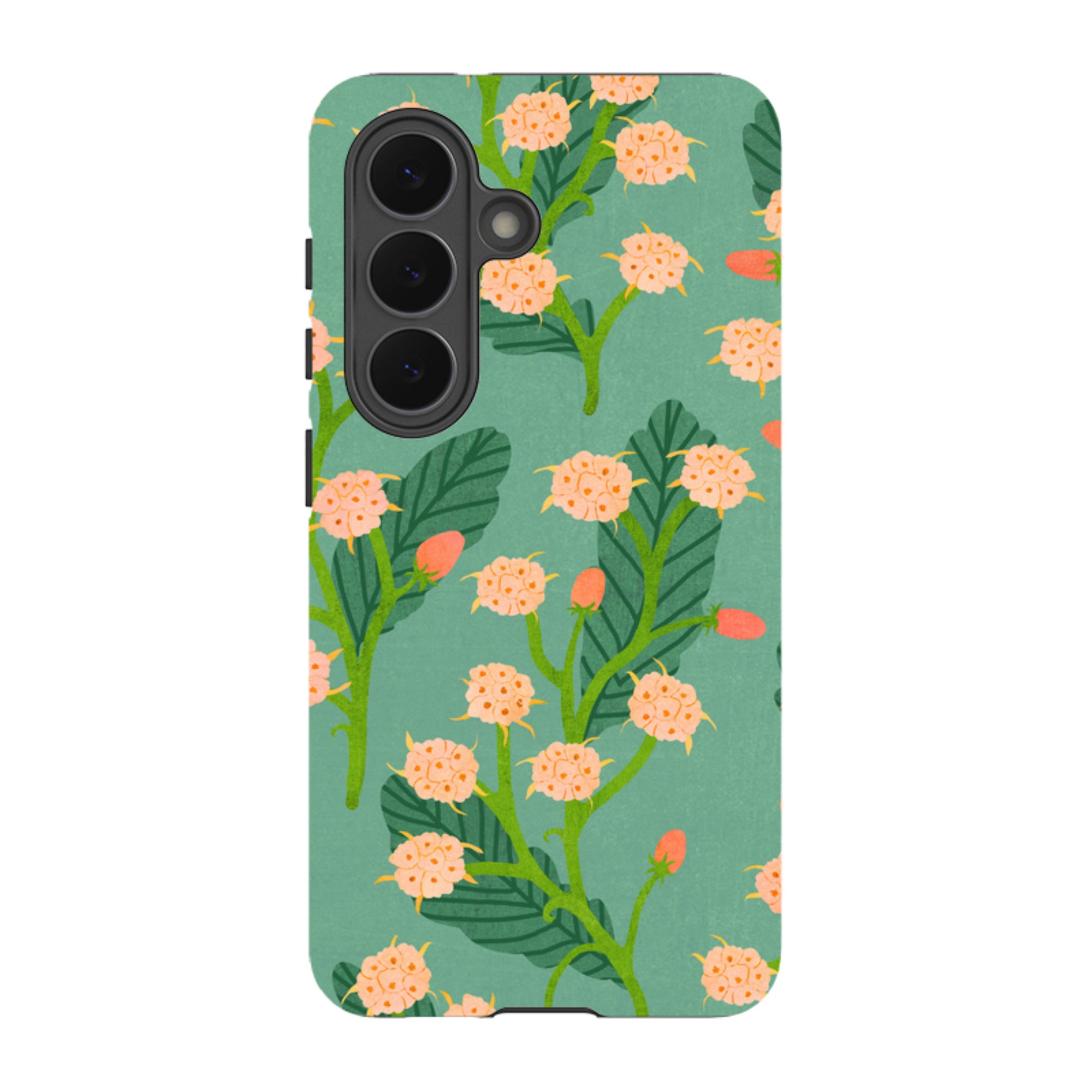 Samsung Tough Case - Summer Seeds Teal By Katherine Quinn