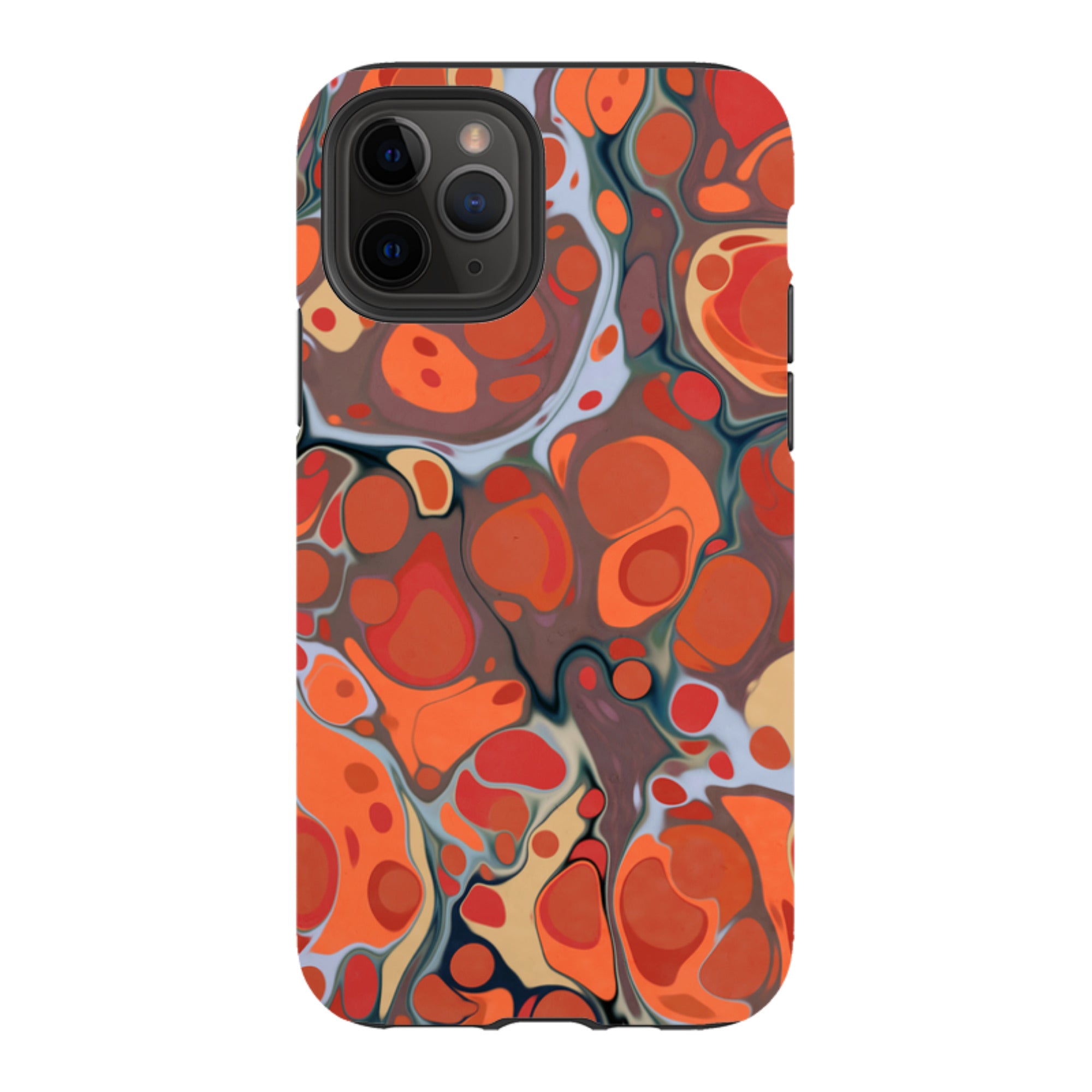 iPhone Tough Case - Flaming Volcano