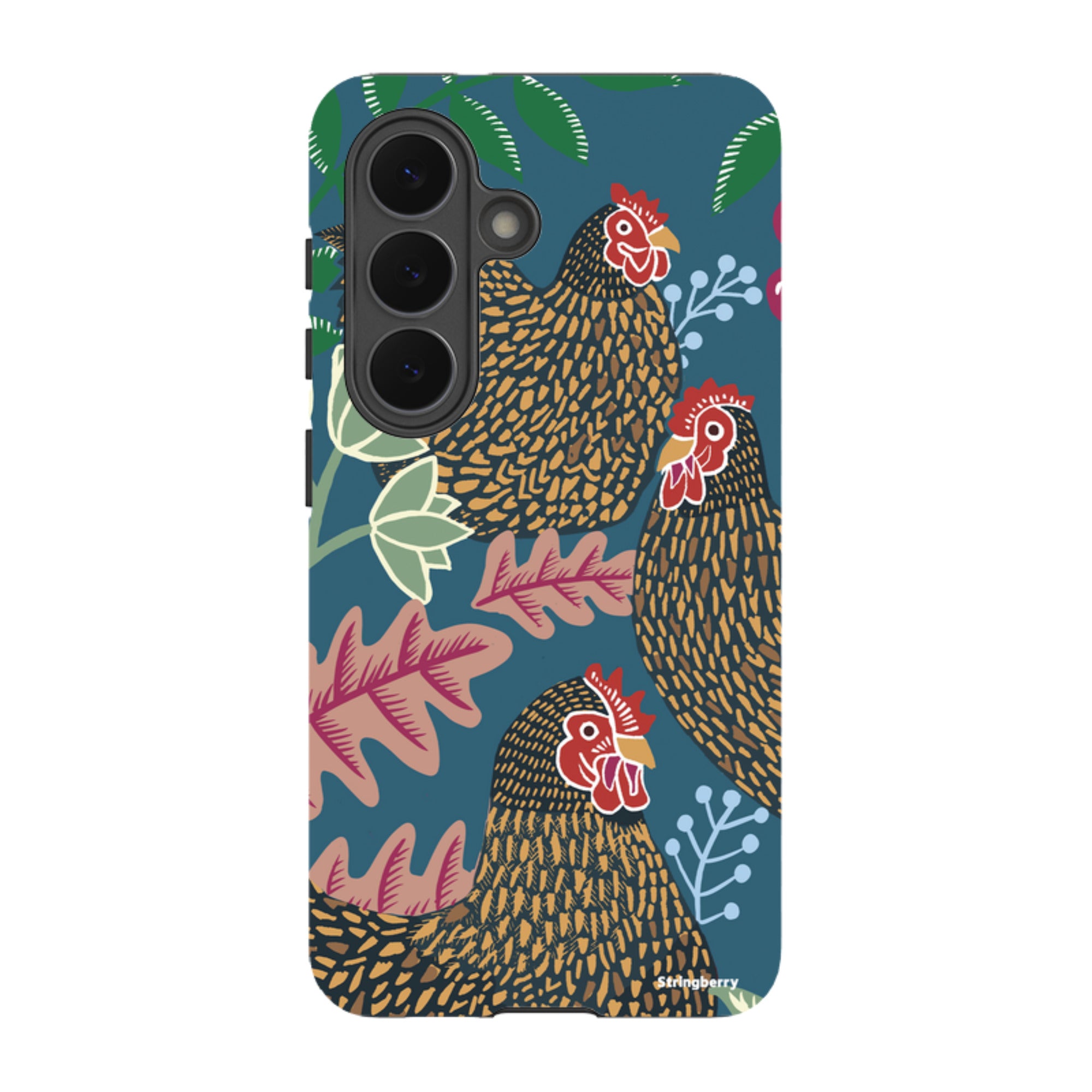 Samsung Tough Case - Three French Hens By Kate Heiss
