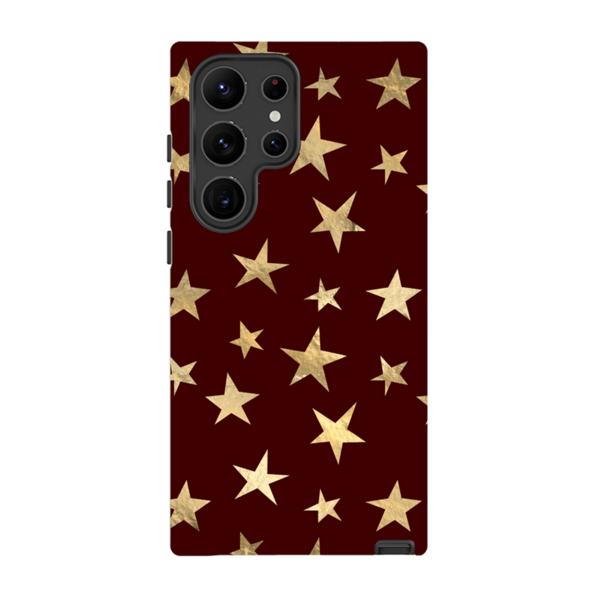 Samsung Tough Case - Brown and Gold Stars