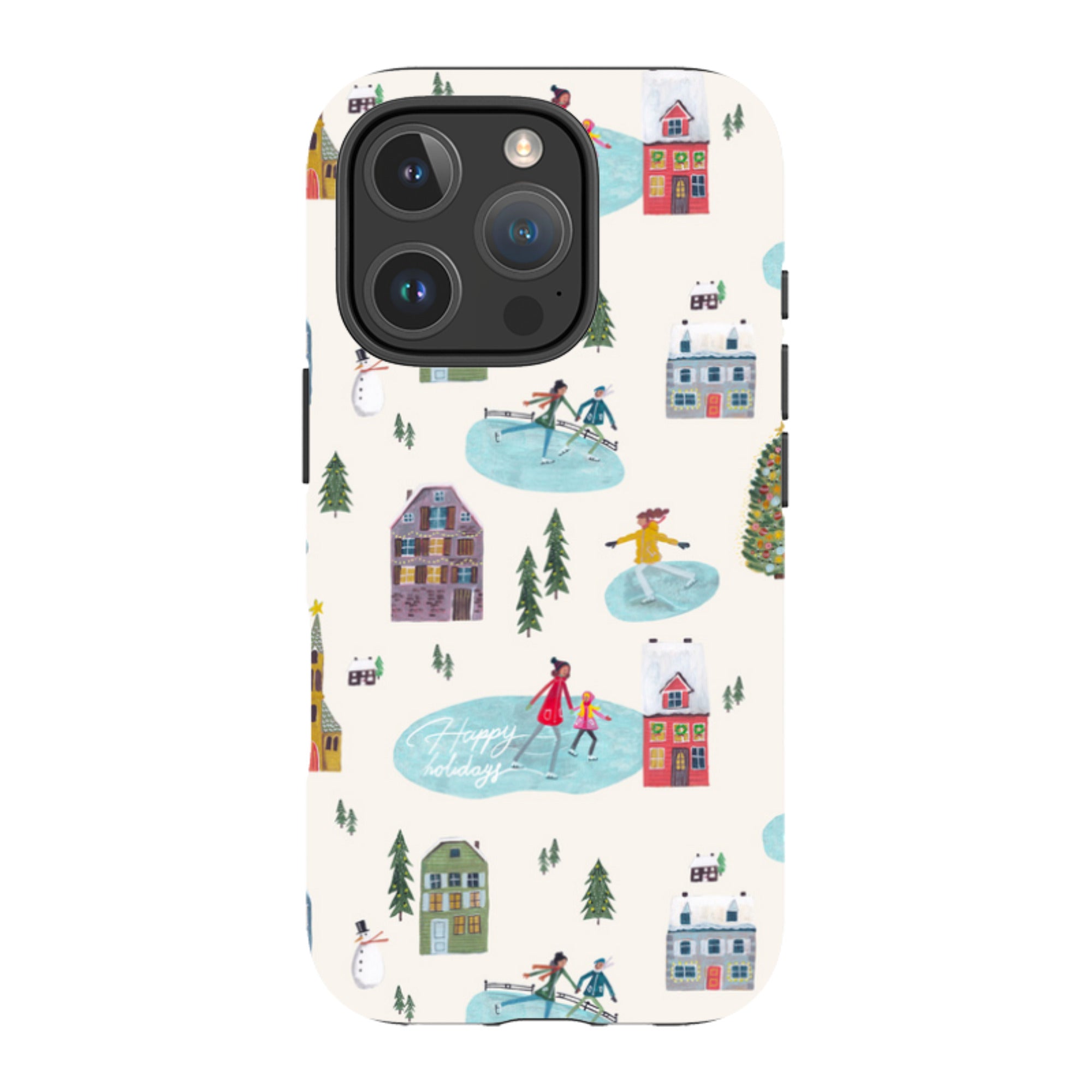 iPhone Tough Case - Happy Holidays By Caroline Bonne Muller