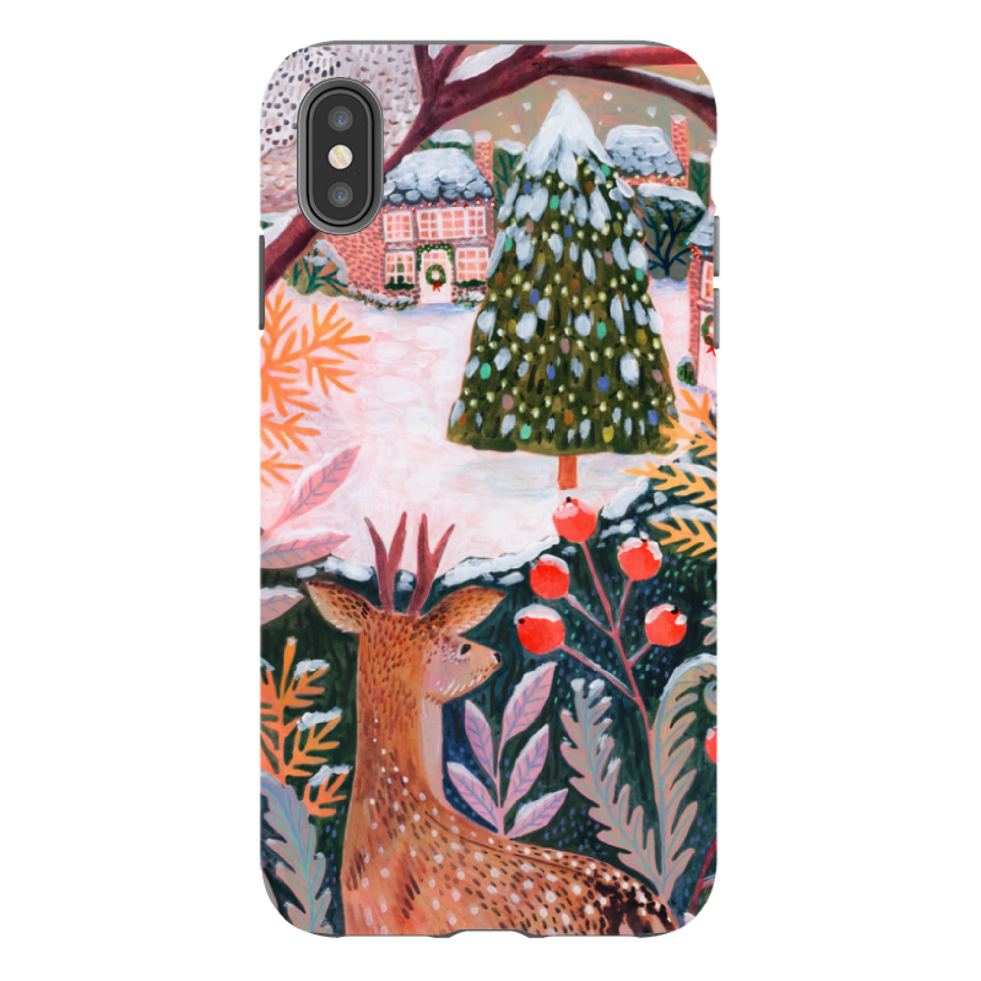 iPhone Tough Case - Deer By Lee Foster Wilson