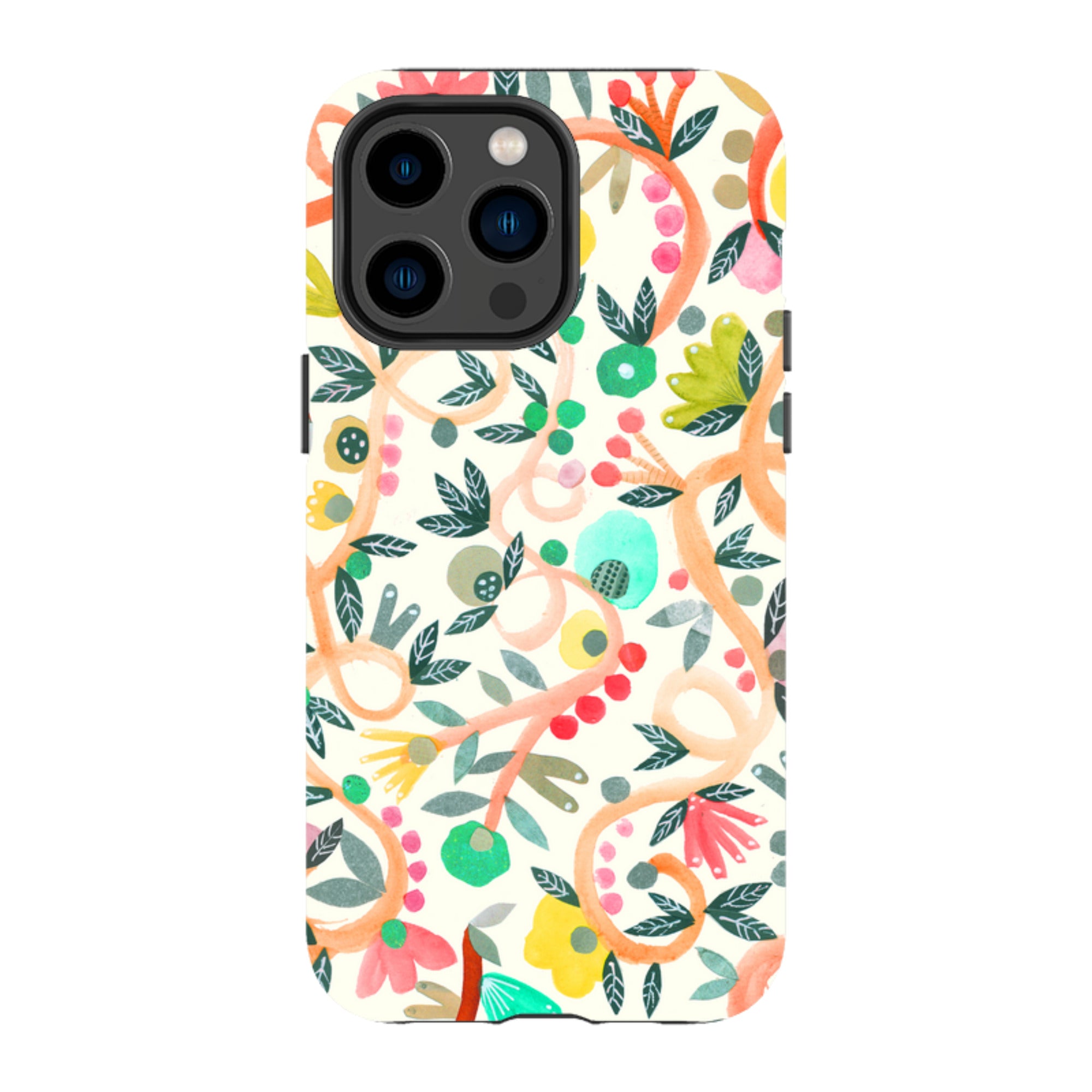 iPhone Tough Case - Floral By Gabriela Larios