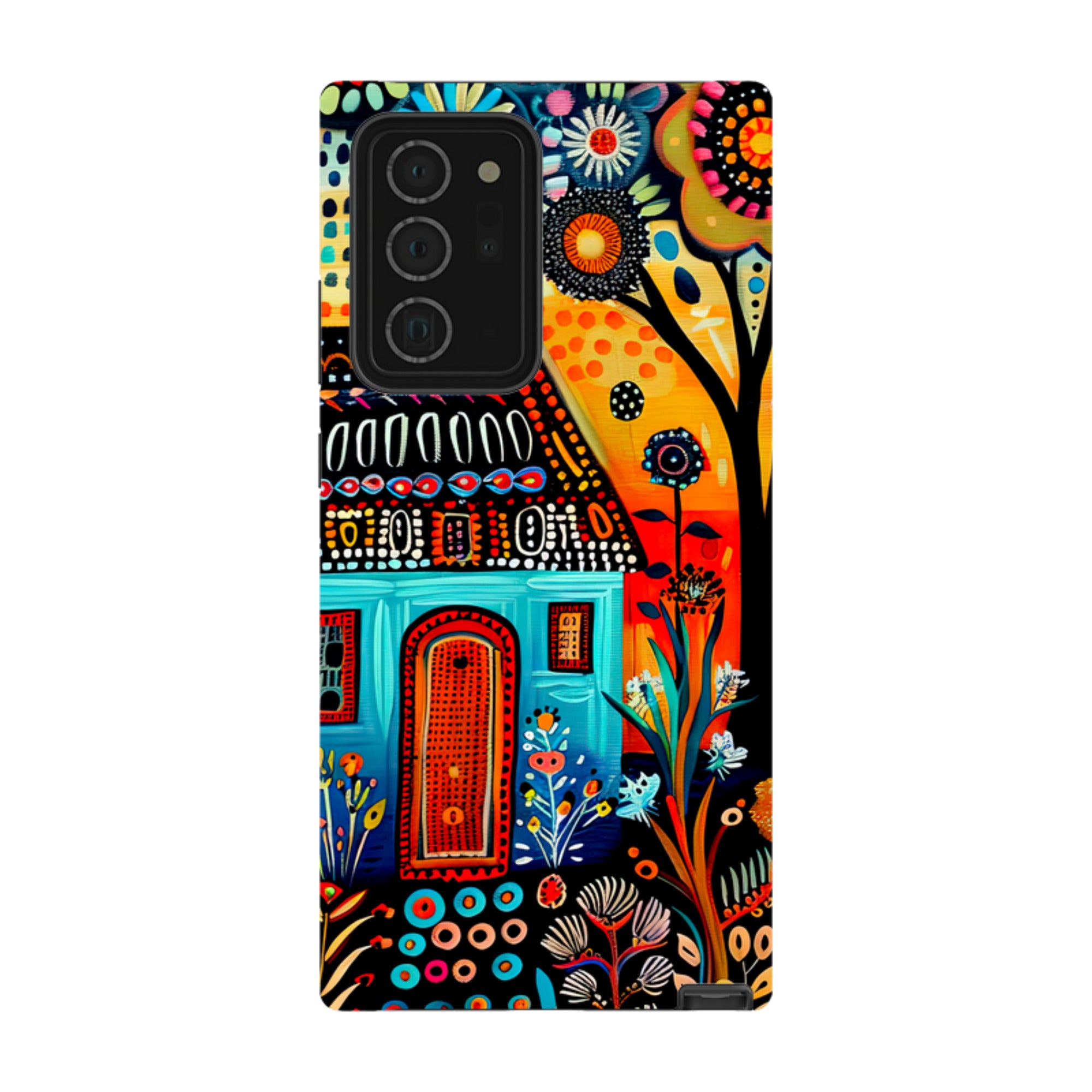 Samsung Tough Case - Folk Art House VI