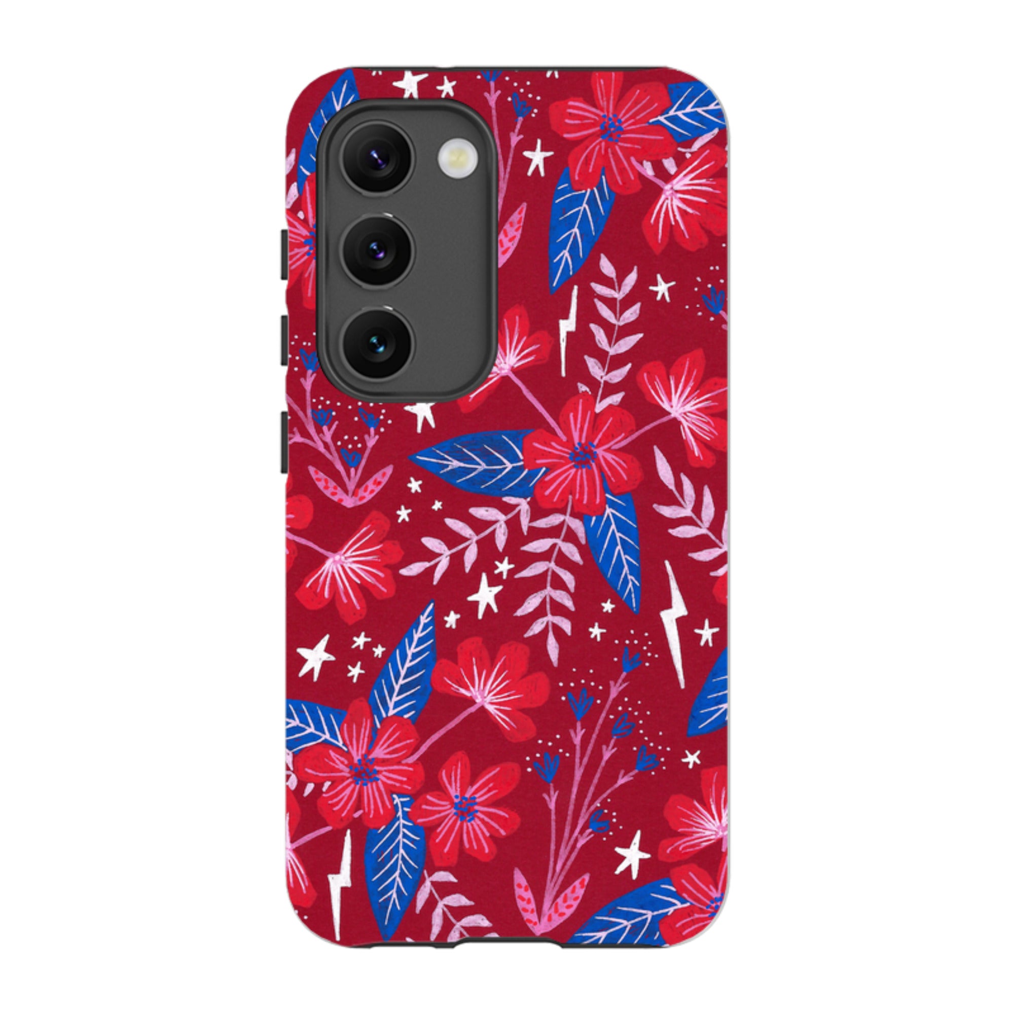 Samsung Tough Case - Red Moon Garden By Lee Foster Wilson