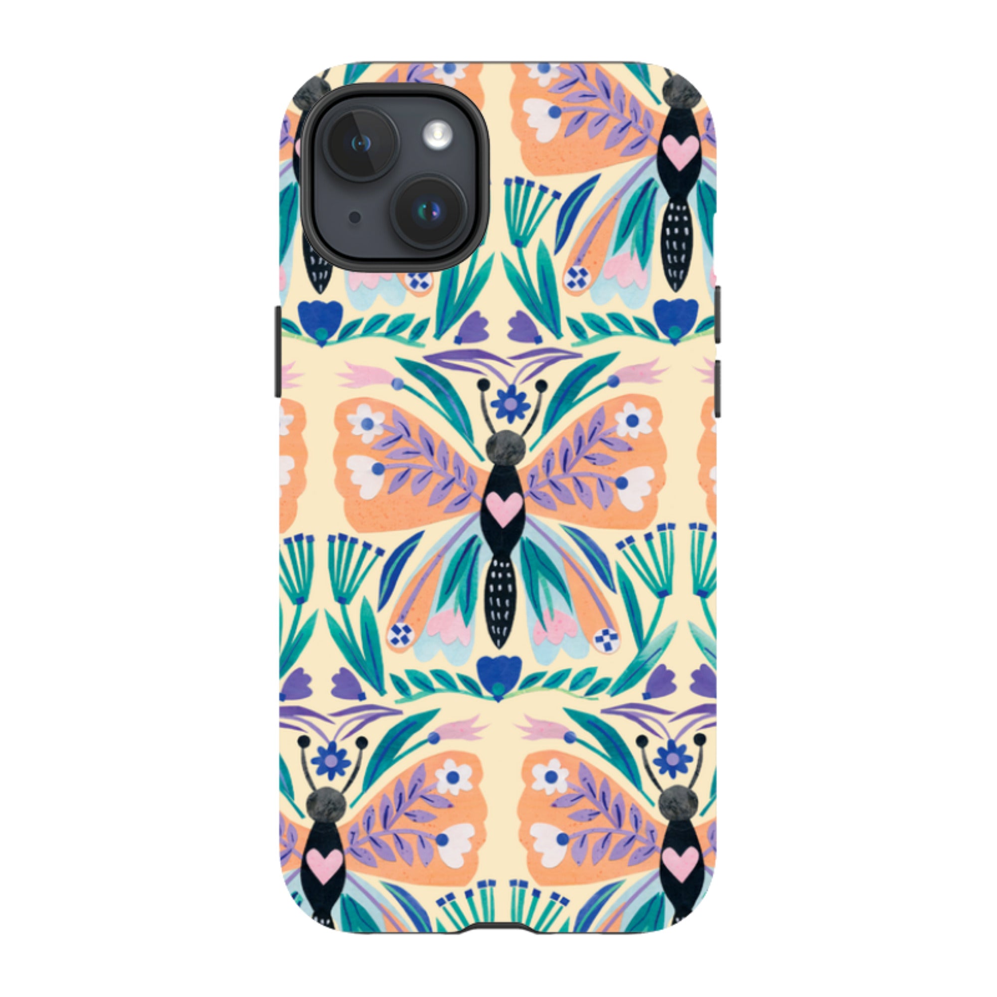 iPhone MagSafe Tough Case - All Over Butterfly By Tracey English