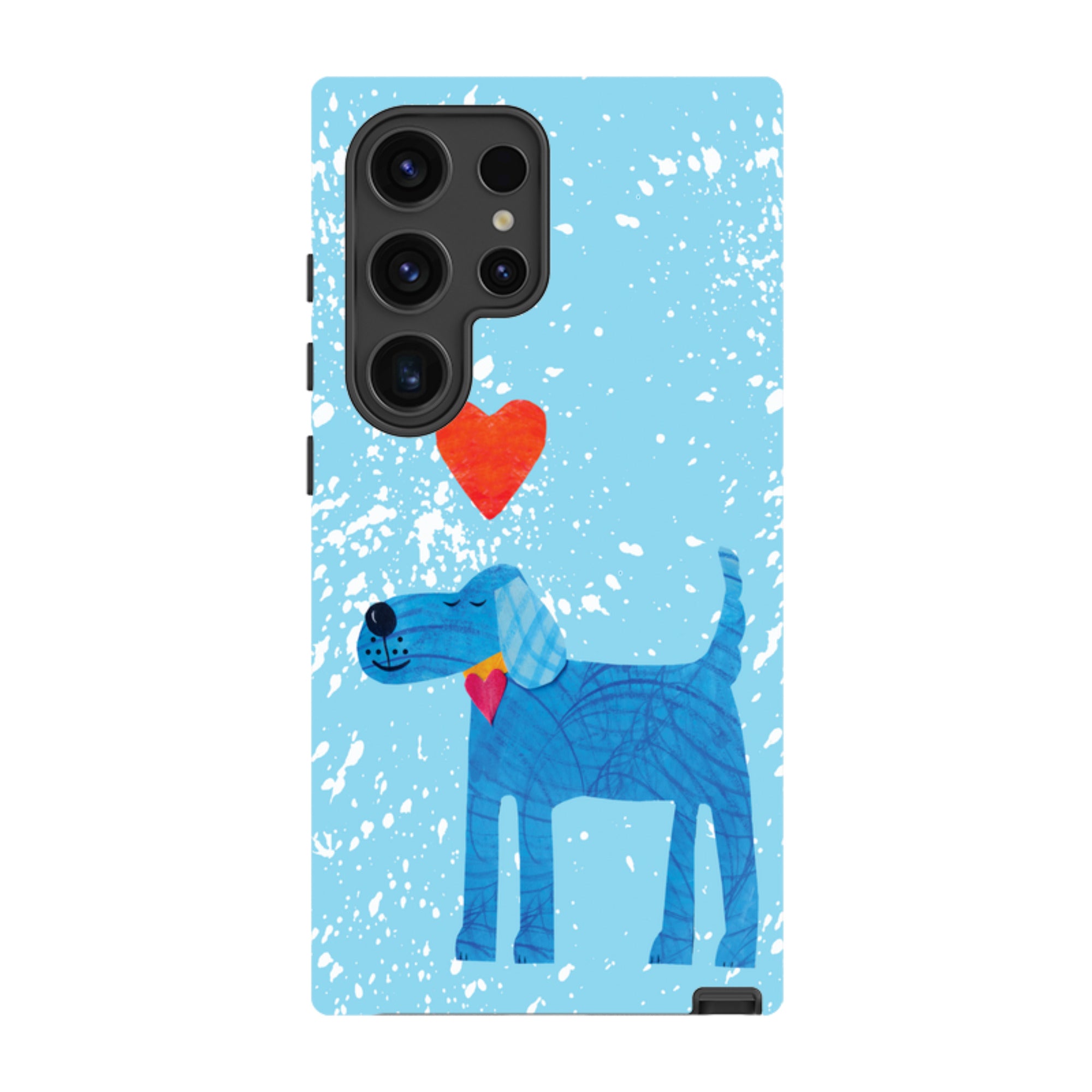Samsung Tough Case - Blue Dog By Tracey English