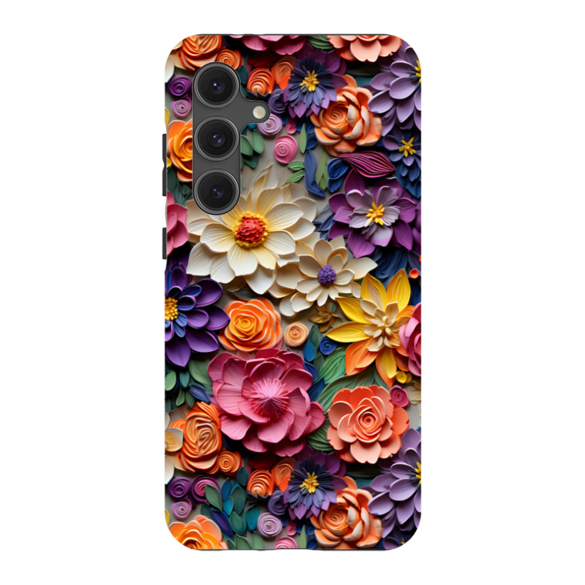 Samsung Tough Case - Violet Floral