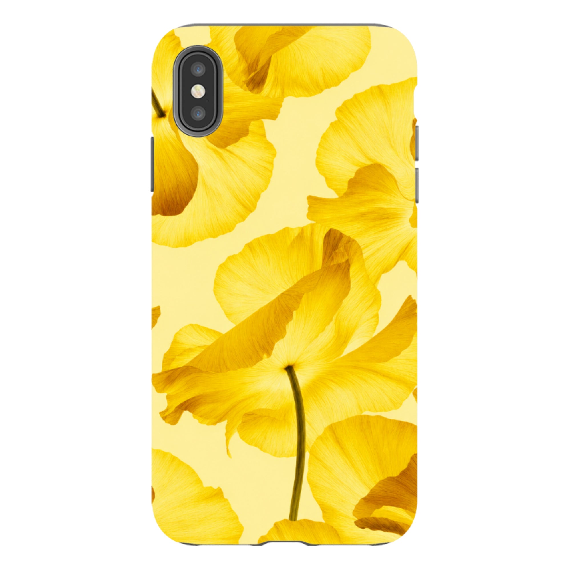 iPhone Tough Case - Yellow Poppy