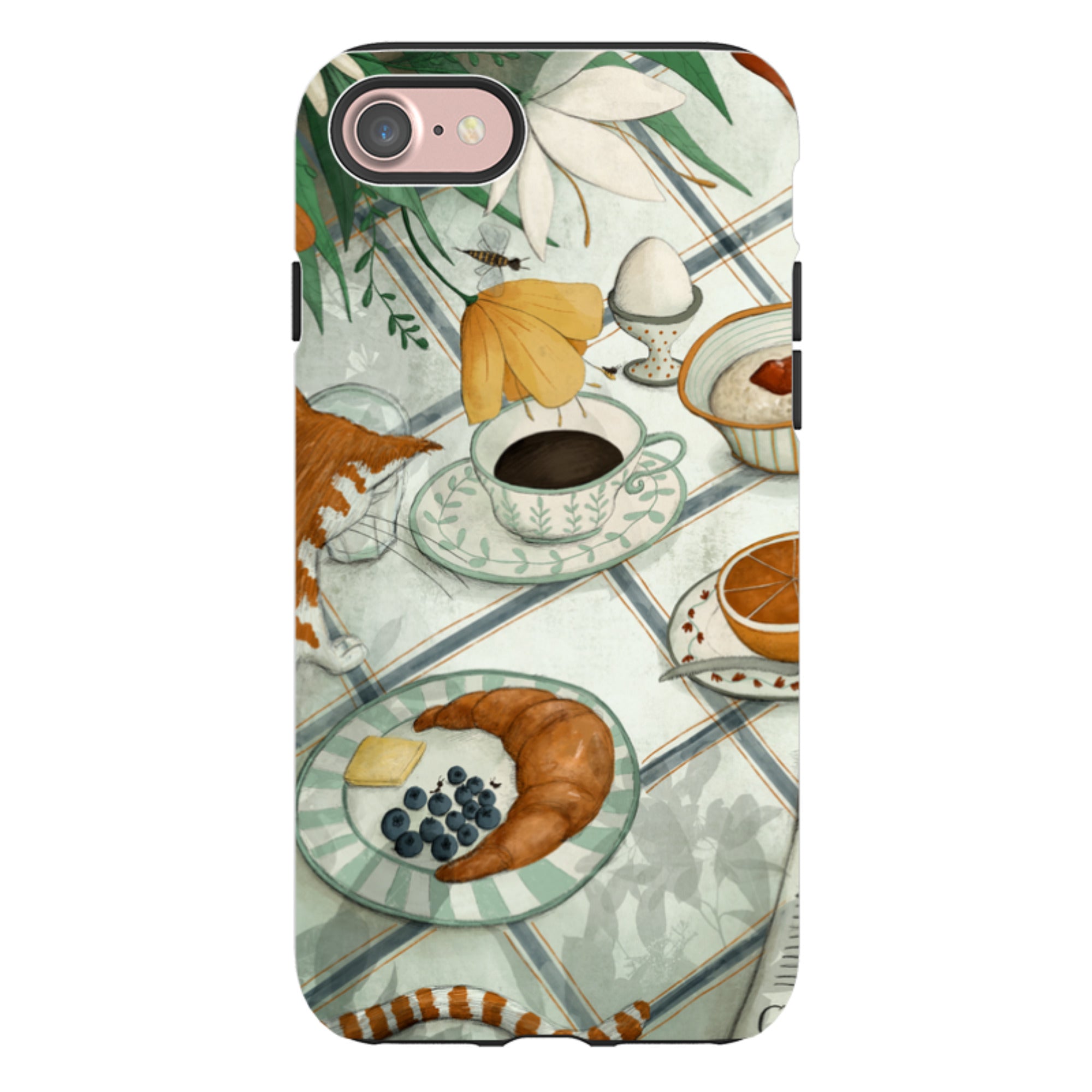 iPhone Tough Case - Hungry Friends By Maja Lindberg